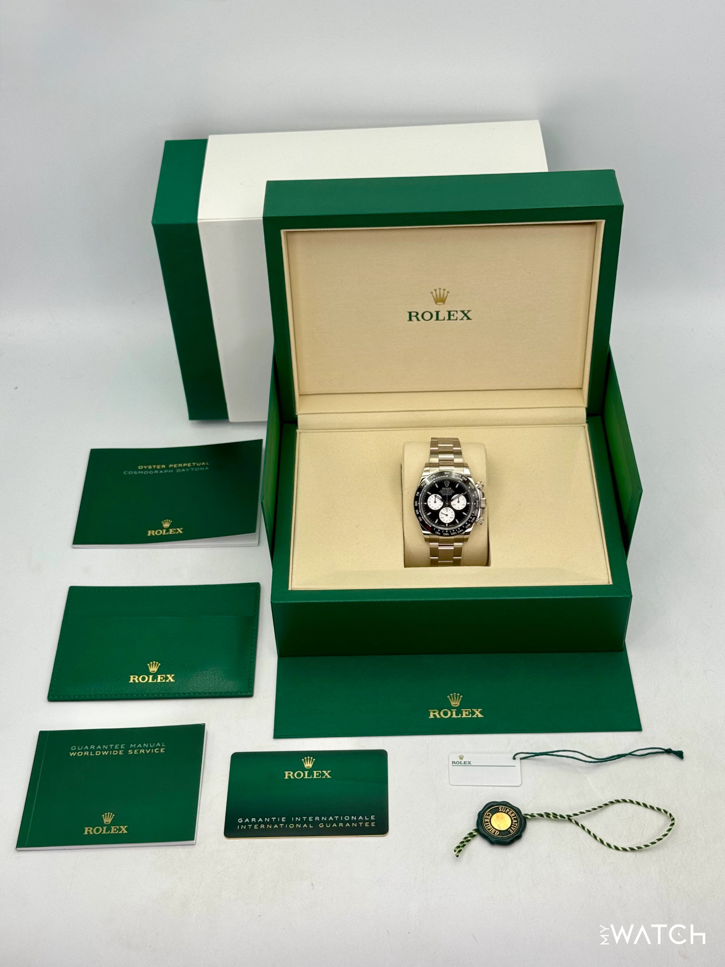 NEW Rolex Daytona "Le Mans" 40mm 126529LN White Gold Black Dial - Image 11