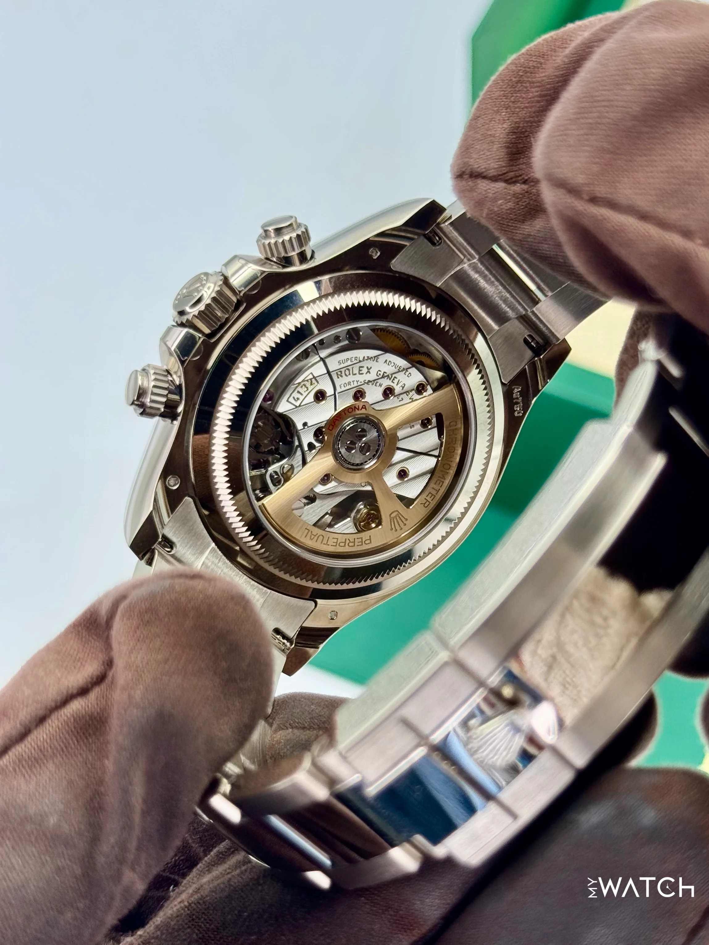 NEW Rolex Daytona "Le Mans" 40mm 126529LN White Gold Black Dial - Image 9