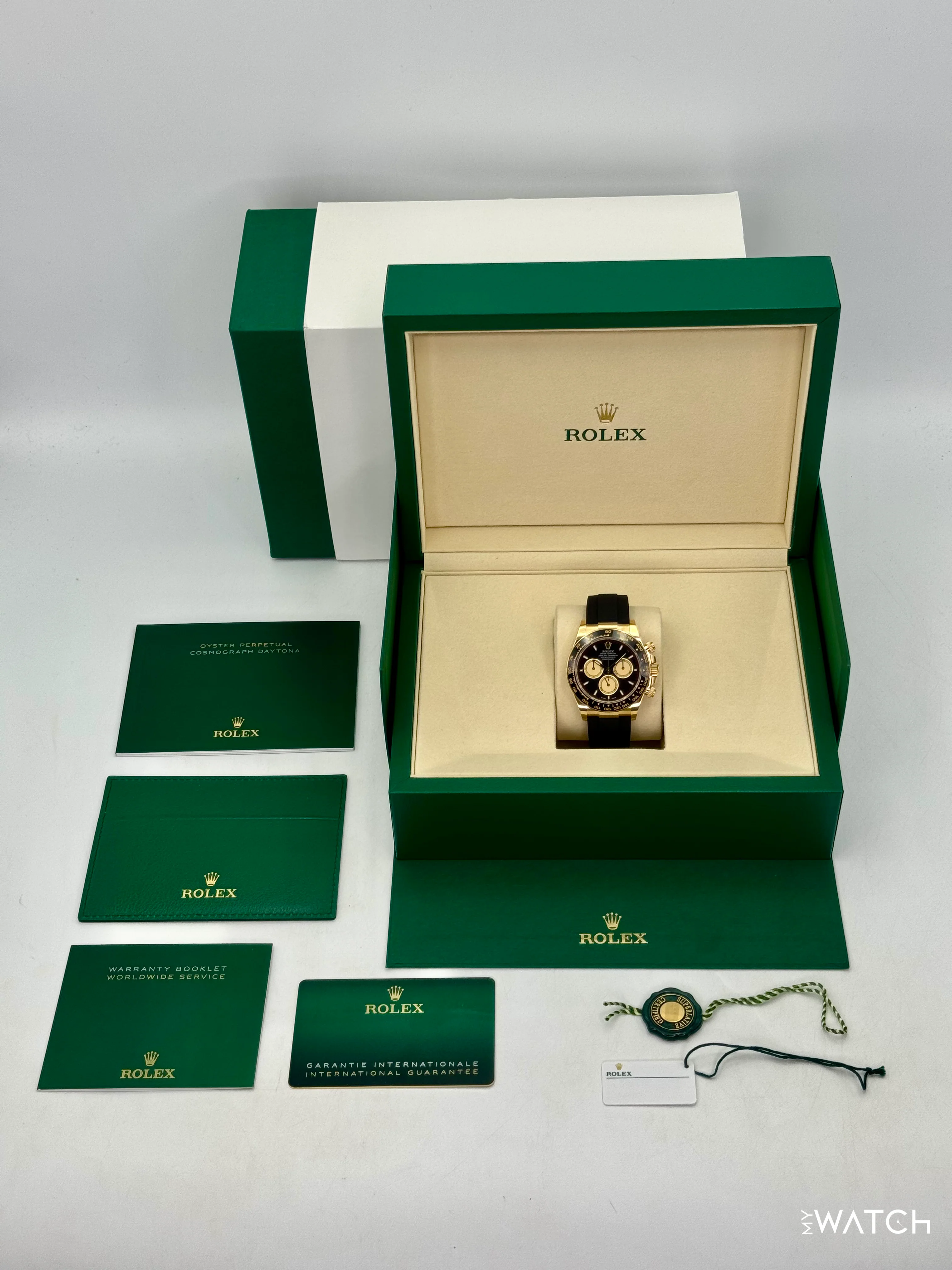 NEW 2026 Rolex Daytona "Paul Newman" 40mm 126518LN Yellow Gold Black Dial - Image 10