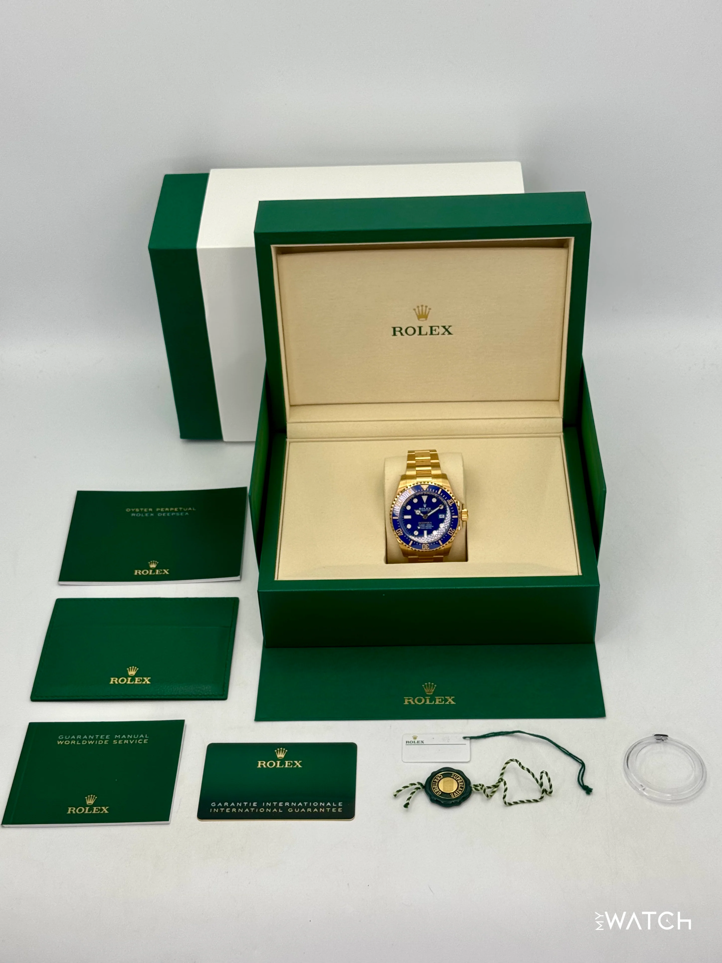 NEW 2026 Rolex Deepsea 44mm 136668LB Yellow Gold Blue Dial (STICKERED) - Image 12