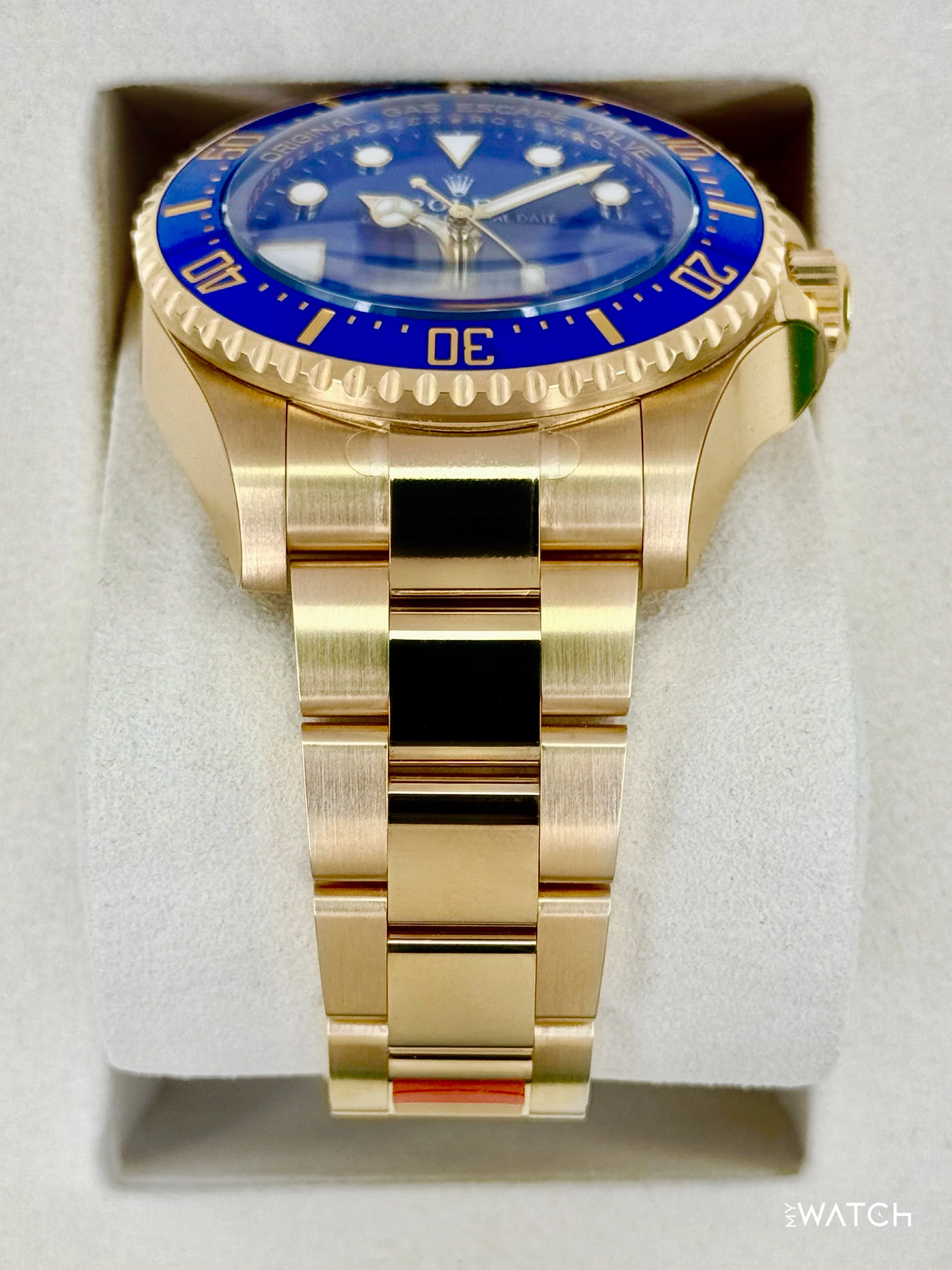 NEW 2026 Rolex Deepsea 44mm 136668LB Yellow Gold Blue Dial (STICKERED) - Image 3