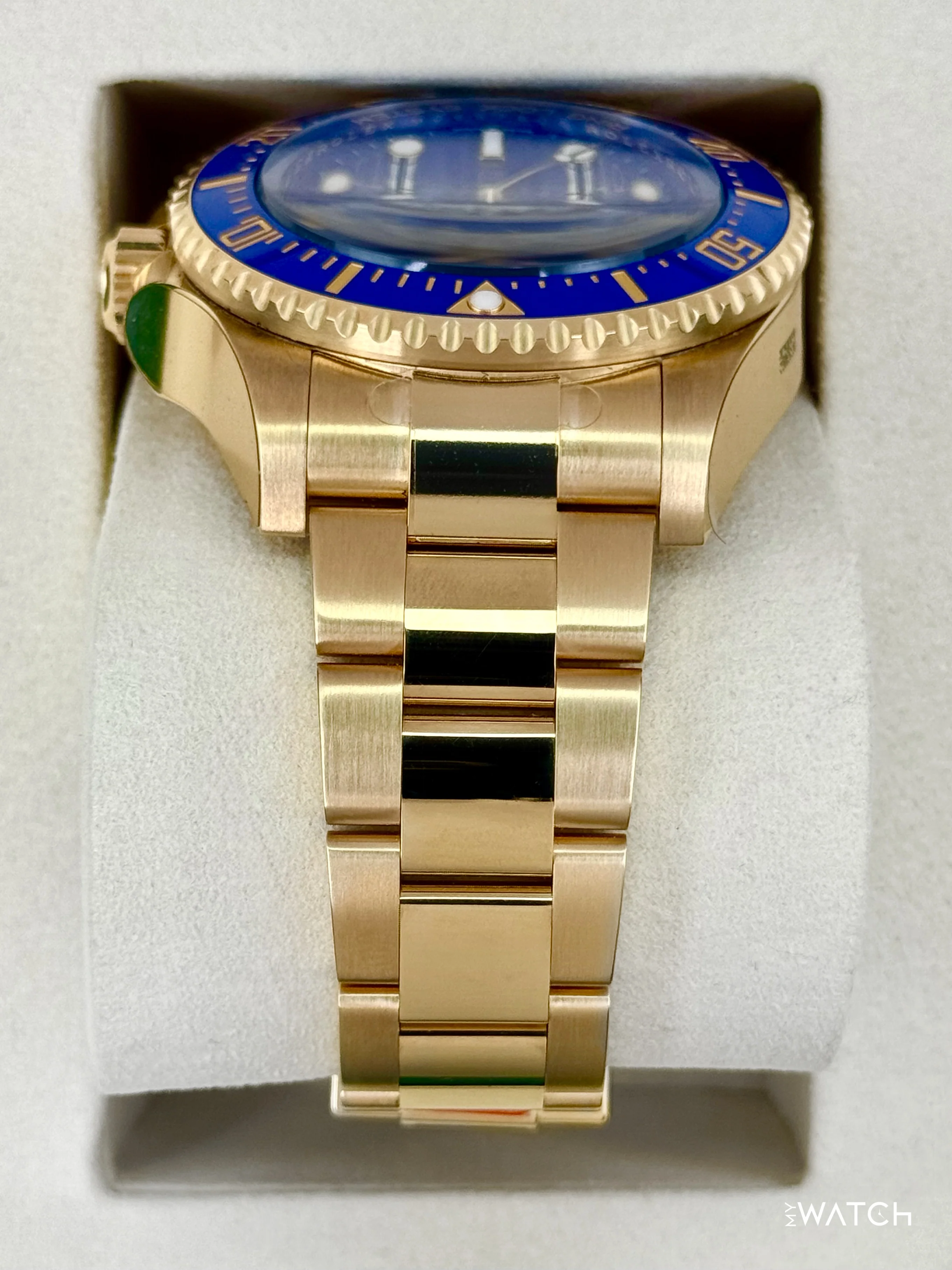 NEW 2026 Rolex Deepsea 44mm 136668LB Yellow Gold Blue Dial (STICKERED) - Image 4
