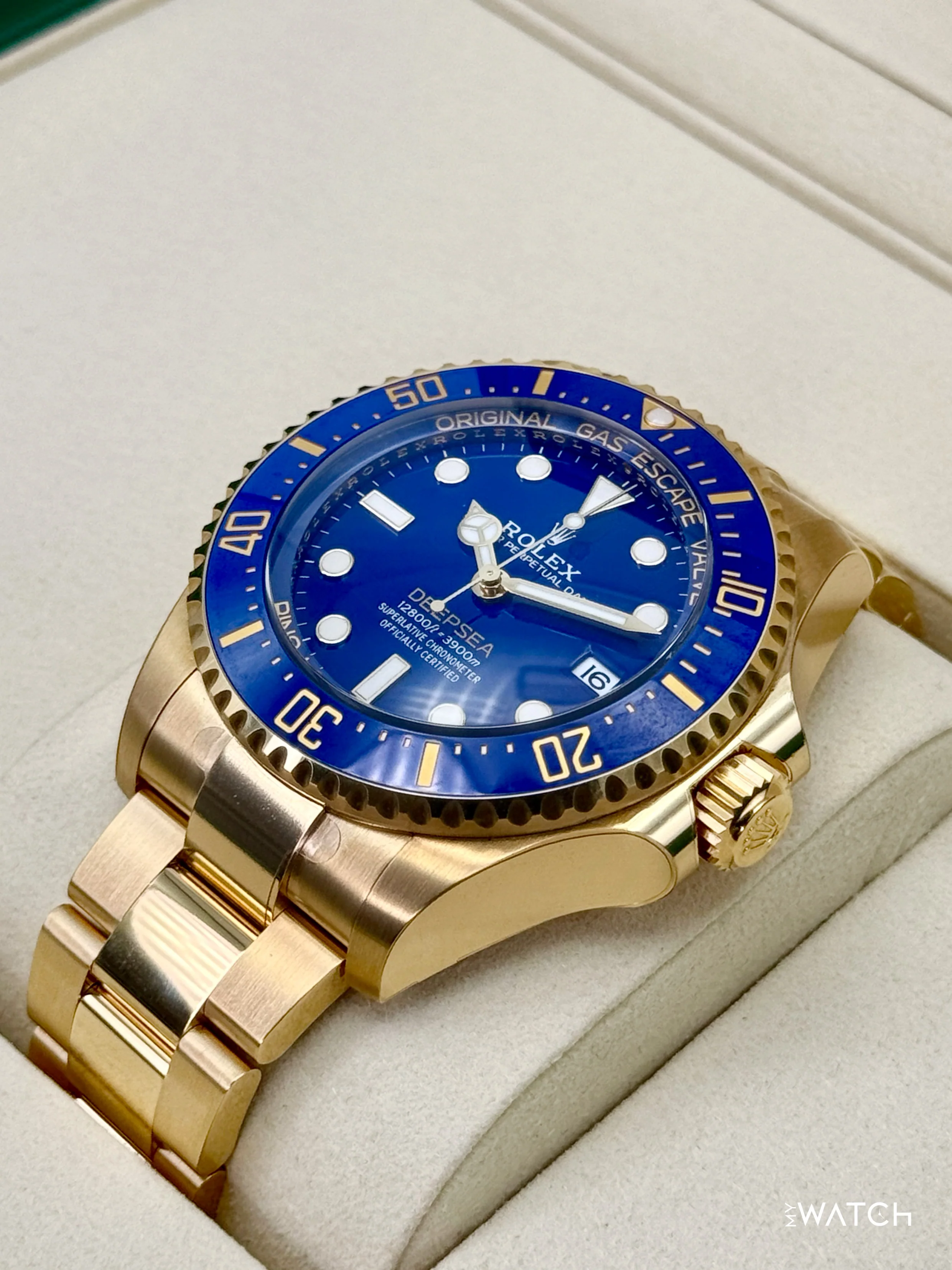 NEW 2026 Rolex Deepsea 44mm 136668LB Yellow Gold Blue Dial (STICKERED) - Image 5