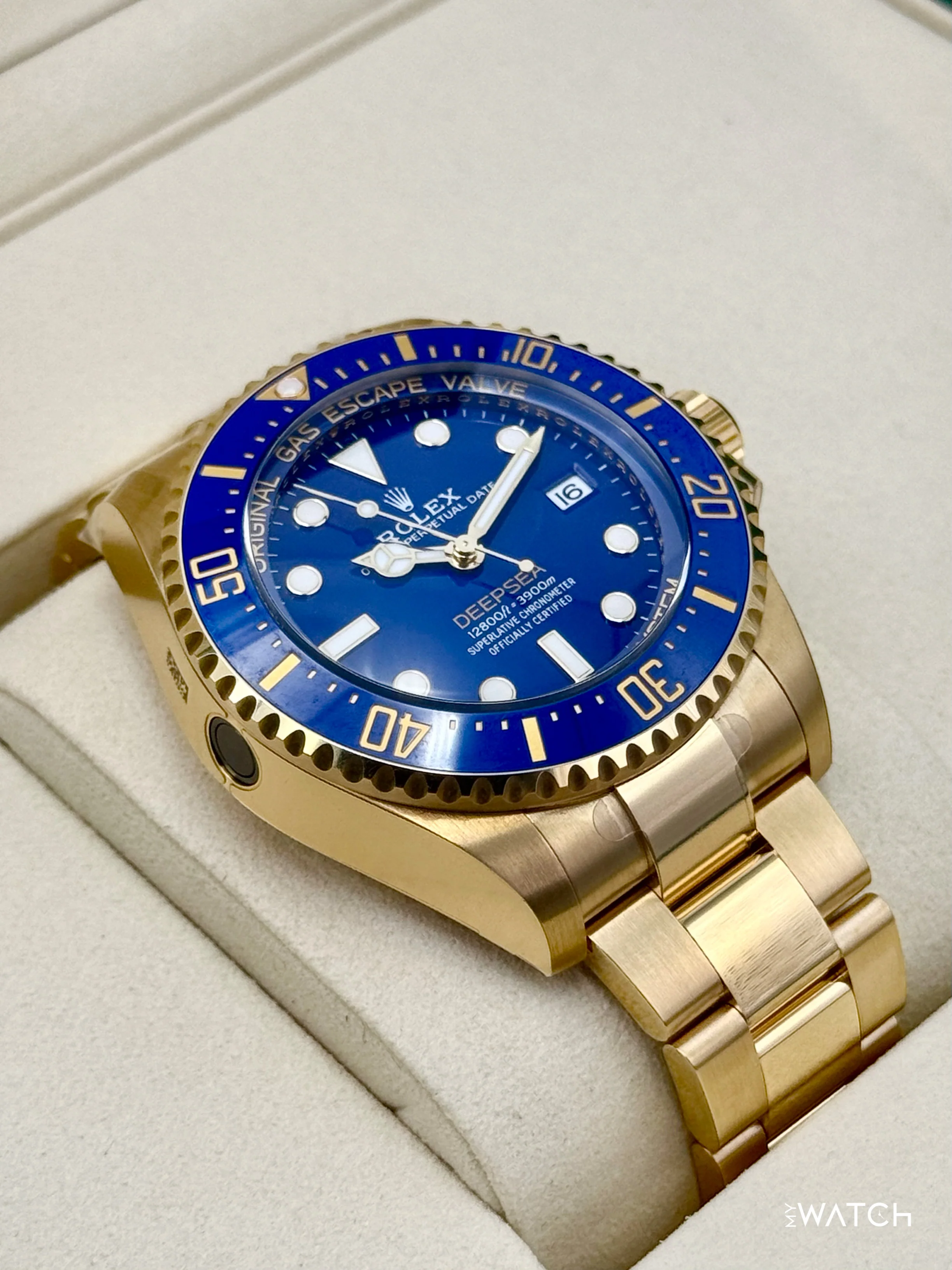 NEW 2026 Rolex Deepsea 44mm 136668LB Yellow Gold Blue Dial (STICKERED) - Image 6