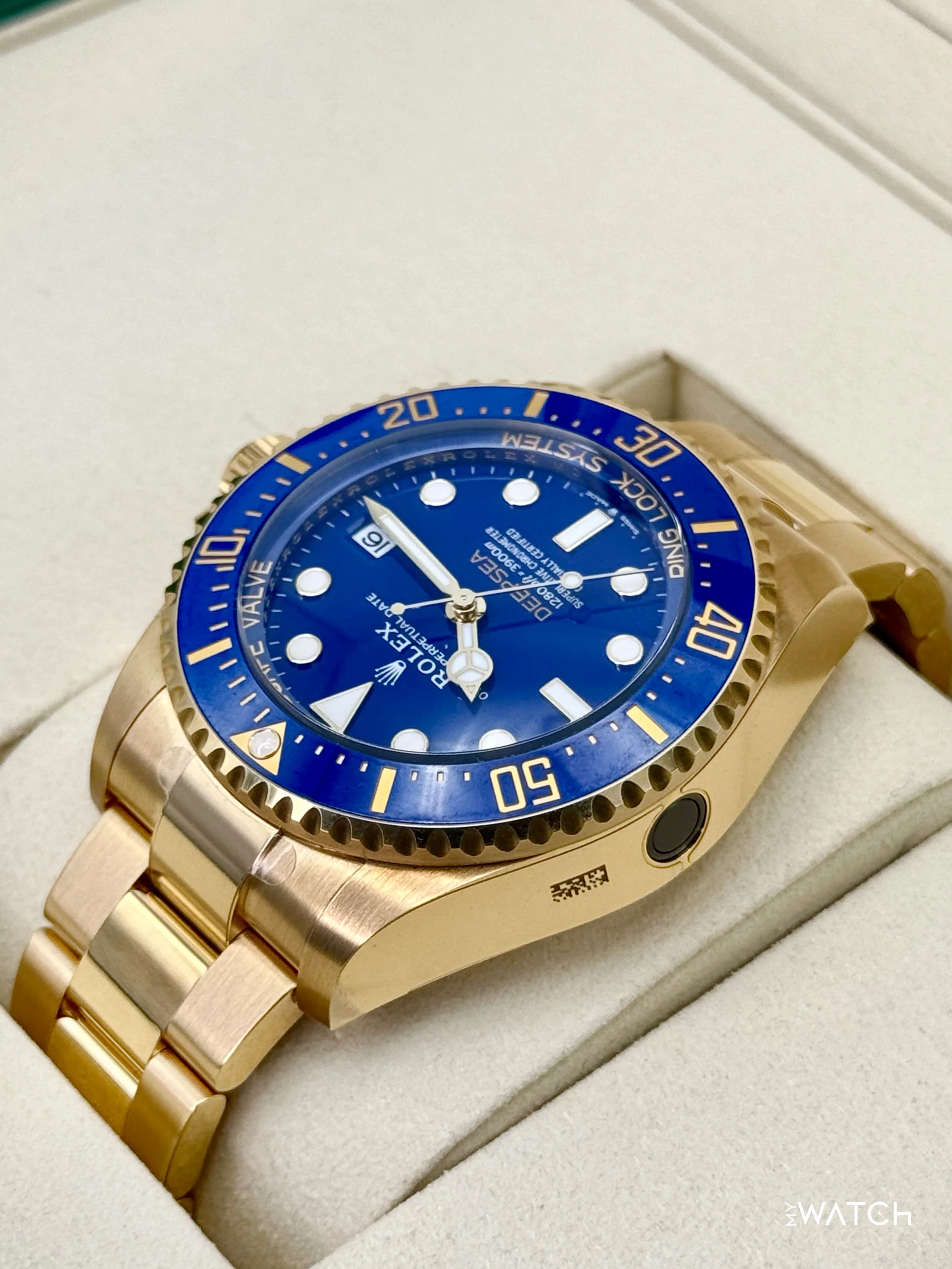 NEW 2026 Rolex Deepsea 44mm 136668LB Yellow Gold Blue Dial (STICKERED) - Image 7