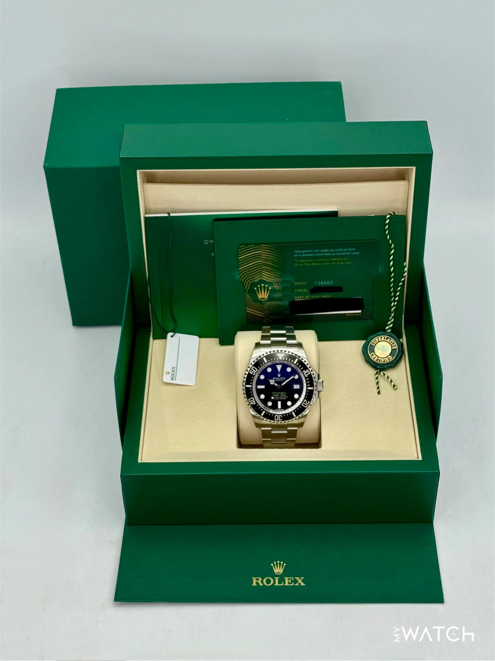 NEW 2026 Rolex Deepsea "James Cameron" 44mm 136660 Blue Dial (STICKERED) - Image 9