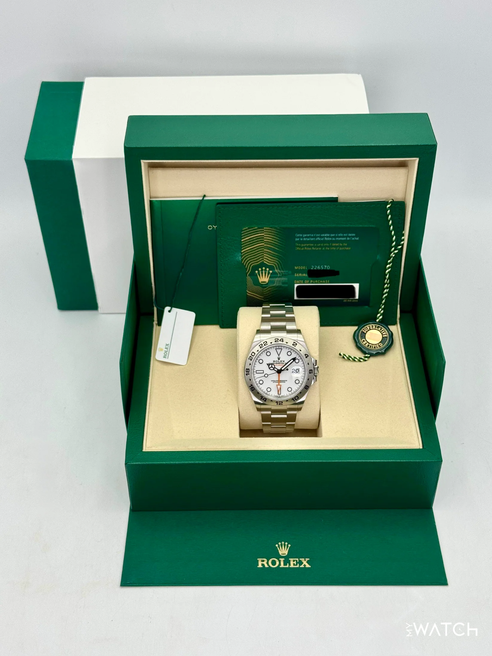 NEW 2026 Rolex Explorer II 42mm 226570 Polar White Dial - Image 9