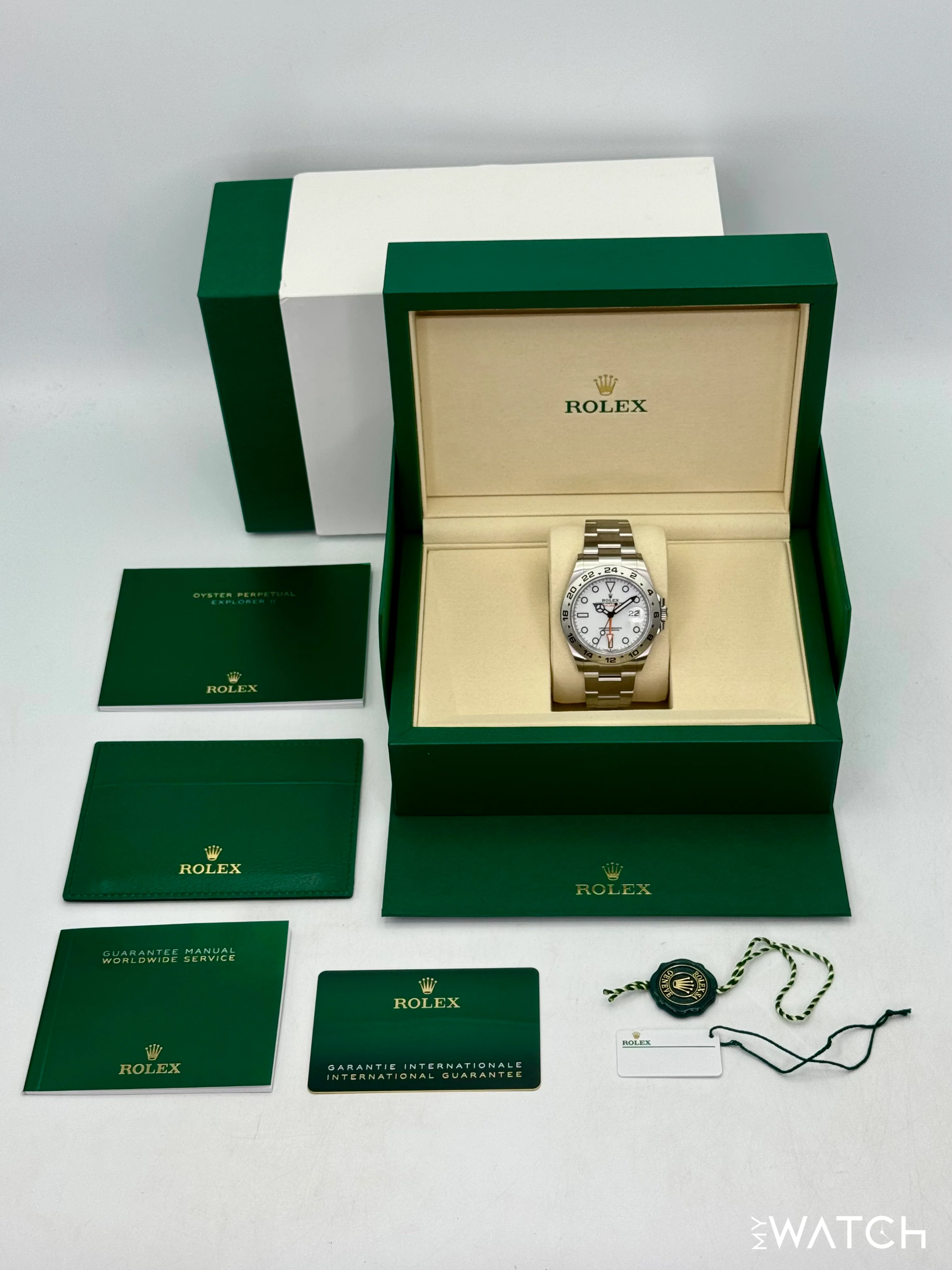 NEW 2026 Rolex Explorer II 42mm 226570 Polar White Dial (STICKERED) - Image 10