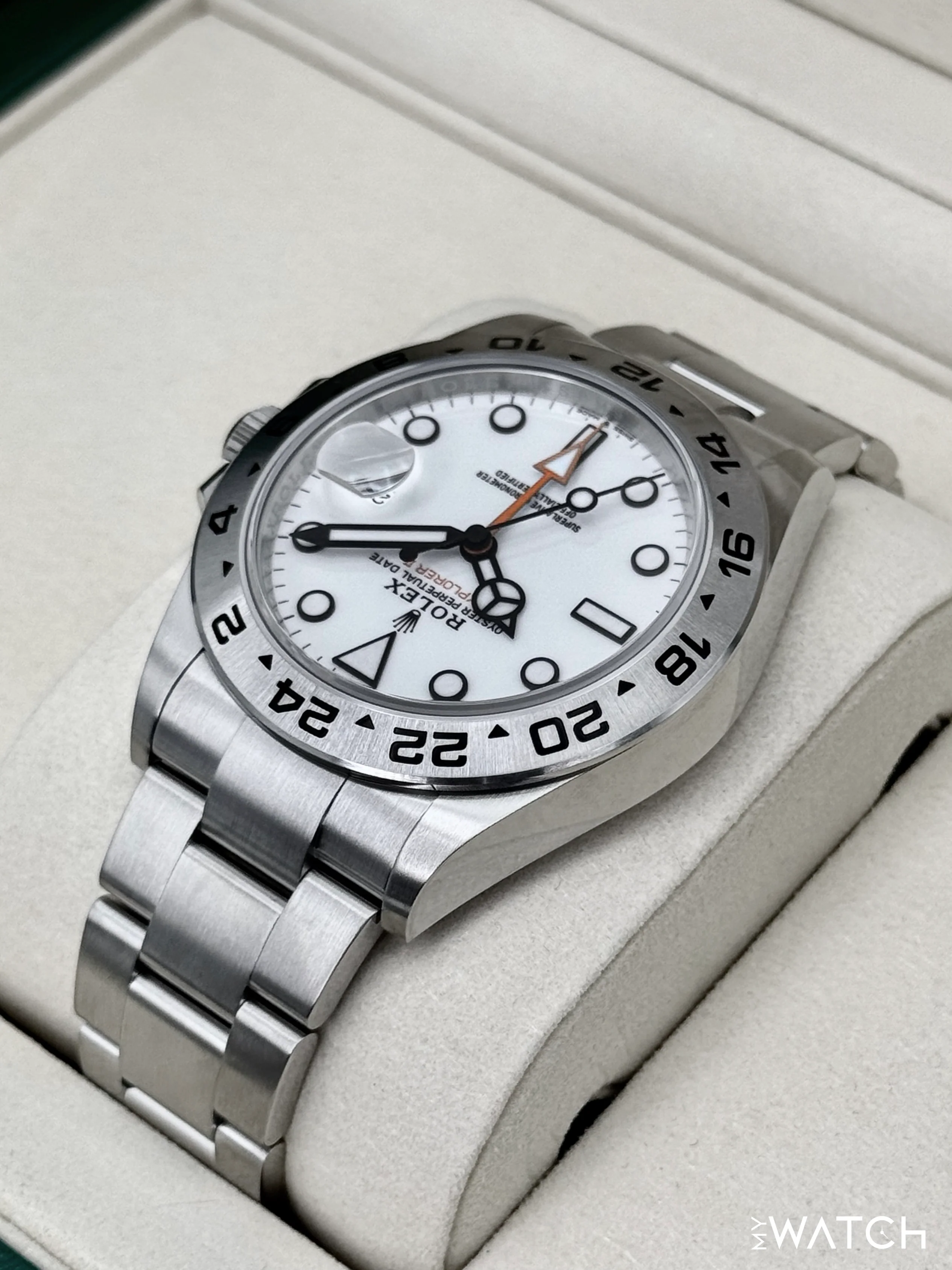 NEW 2026 Rolex Explorer II 42mm 226570 Polar White Dial (STICKERED) - Image 7