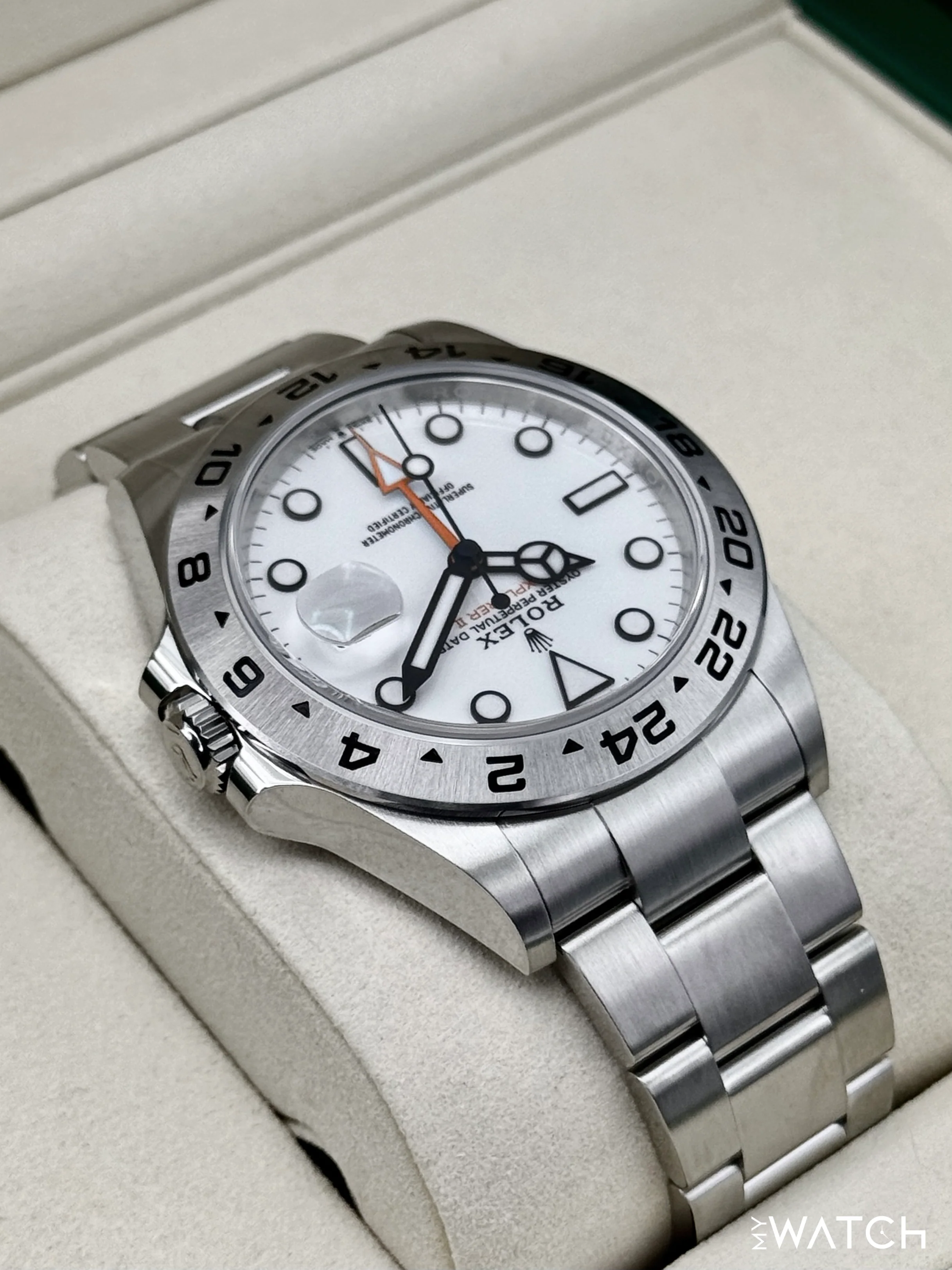 NEW 2026 Rolex Explorer II 42mm 226570 Polar White Dial (STICKERED) - Image 8