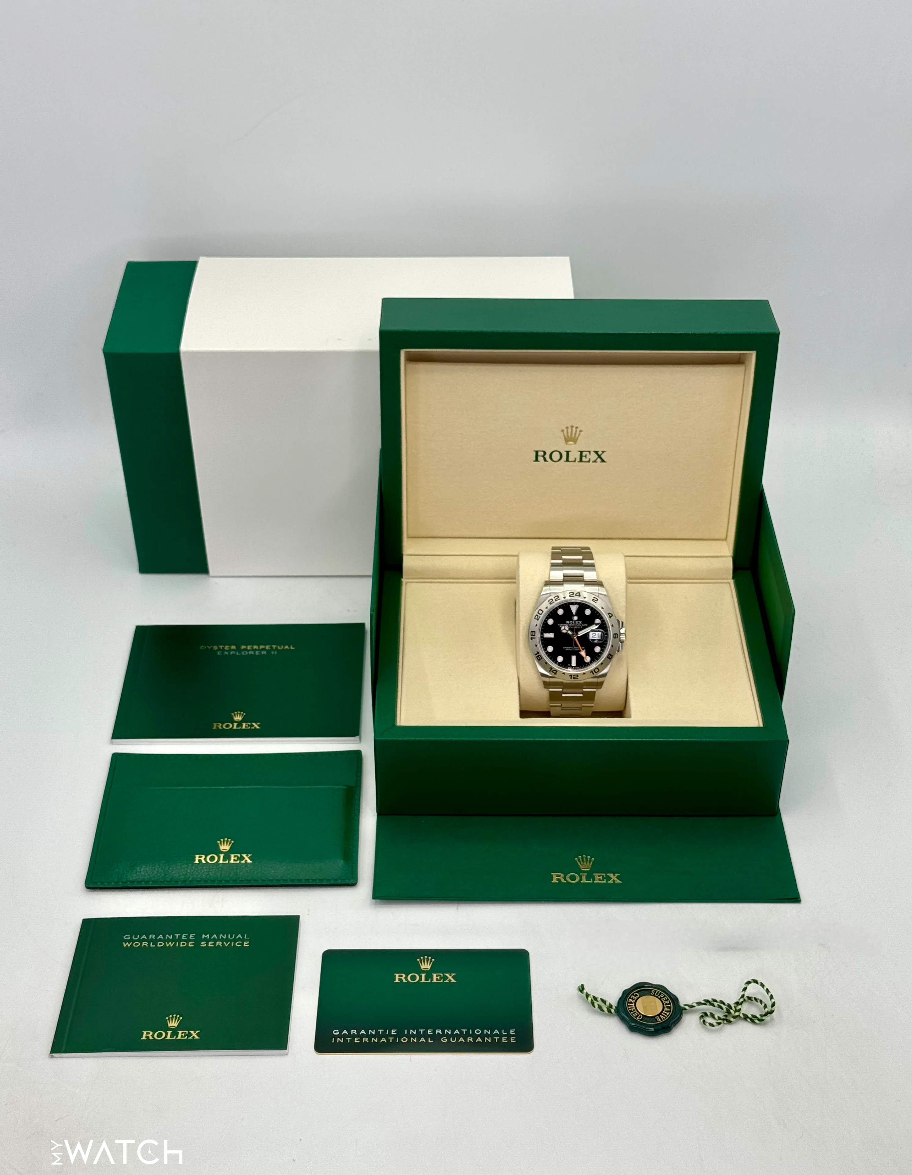 NEW 2026 Rolex Explorer II 42mm 226570 Stainless Steel Black Dial - Image 10