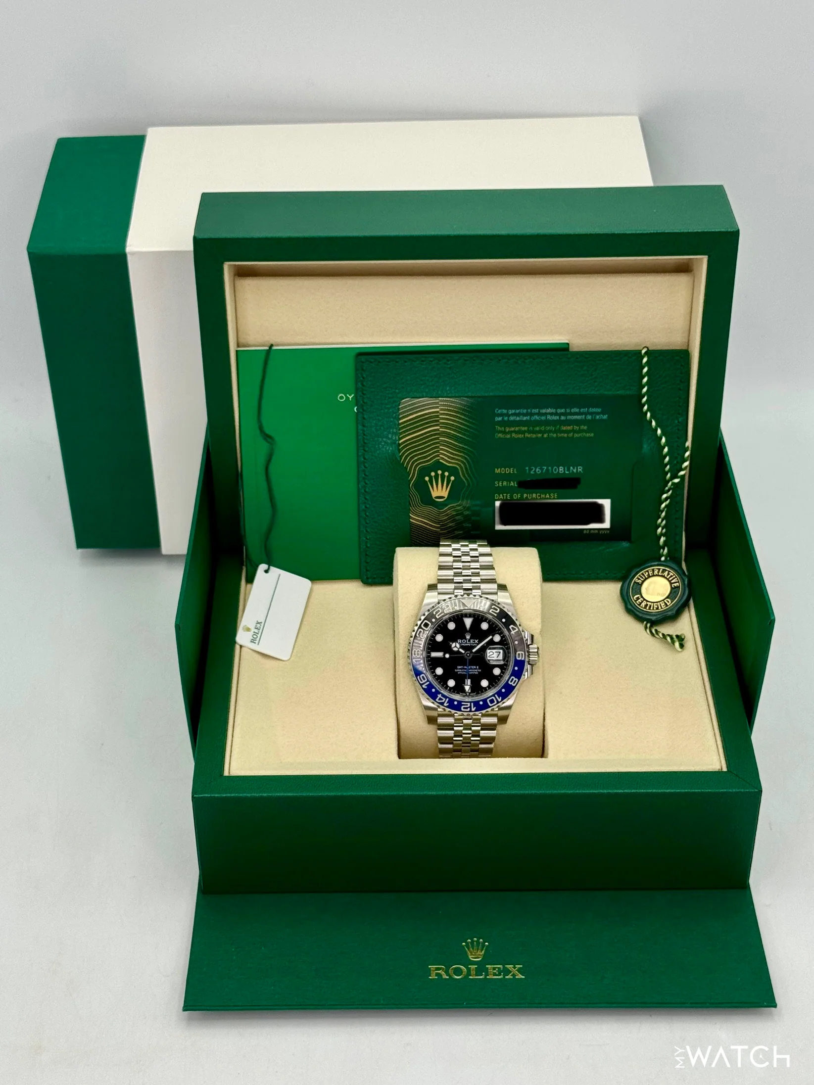 NEW 2026 Rolex GMT-Master II "Batgirl" 40mm 126710BLNR Jubilee - Image 9