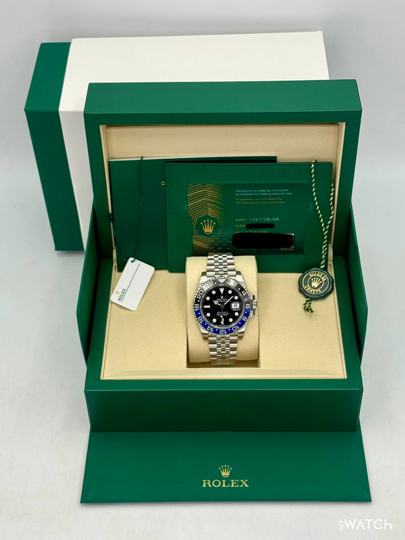 NEW 2026 Rolex GMT-Master II "Batgirl" 40mm 126710BLNR Jubilee - Image 9
