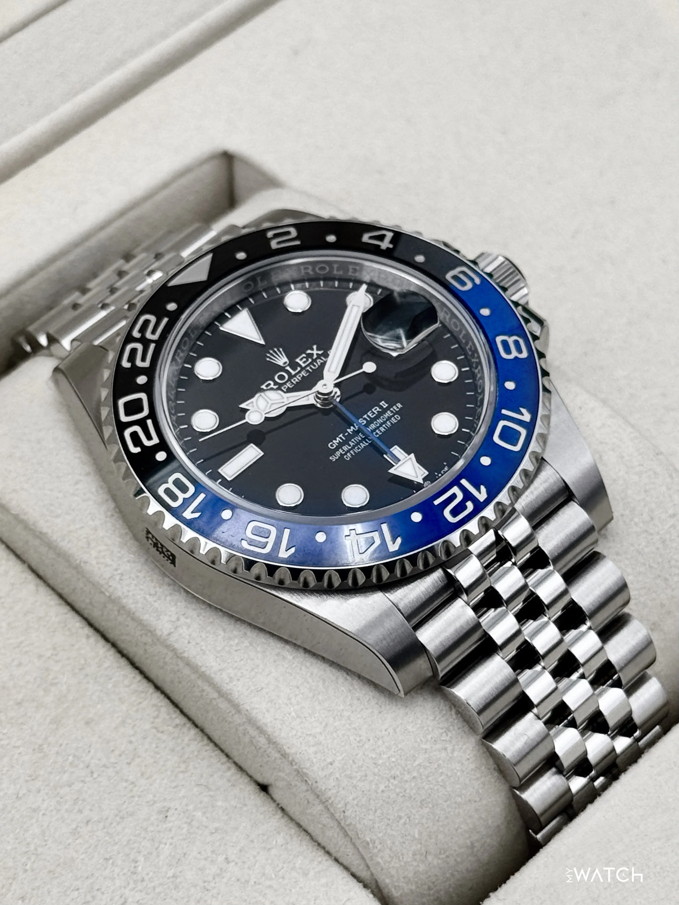 NEW 2026 Rolex GMT-Master II "Batgirl" 40mm 126710BLNR Jubilee (STICKERED) - Image 6