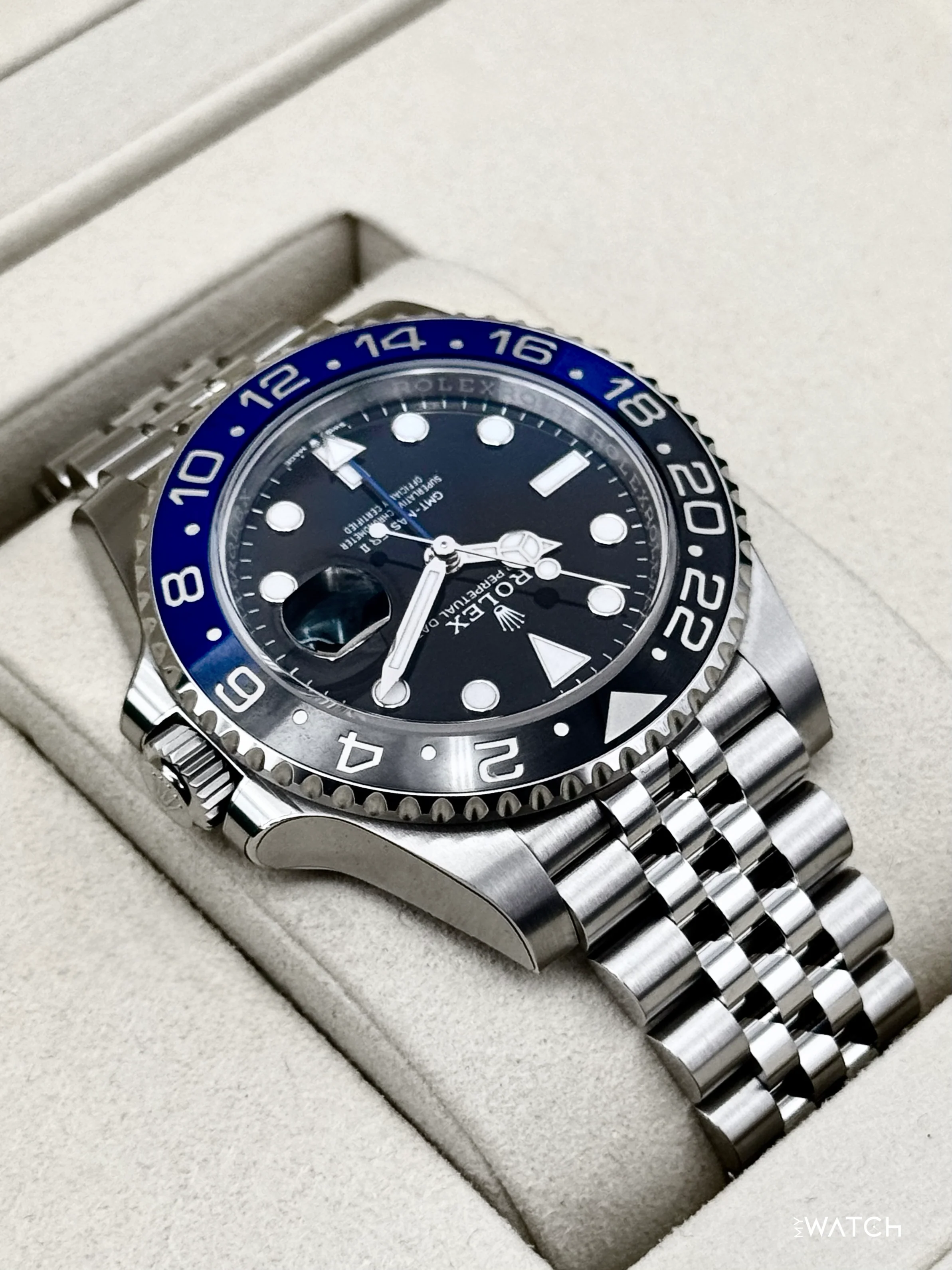 NEW 2026 Rolex GMT-Master II "Batgirl" 40mm 126710BLNR Jubilee (STICKERED) - Image 8