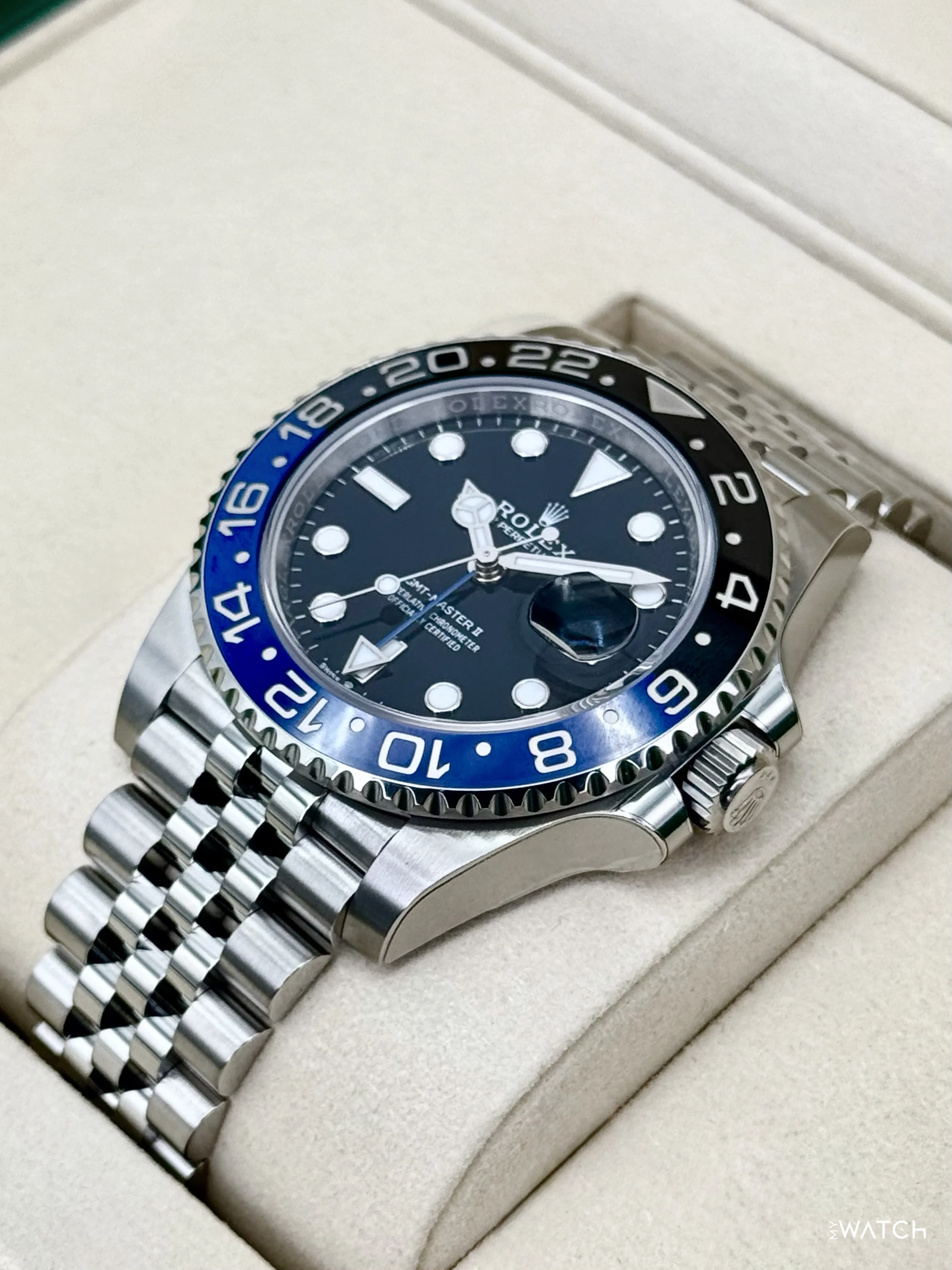 NEW 2026 Rolex GMT-Master II "Batgirl" 40mm 126710BLNR Jubilee (STICKERED) - Image 5