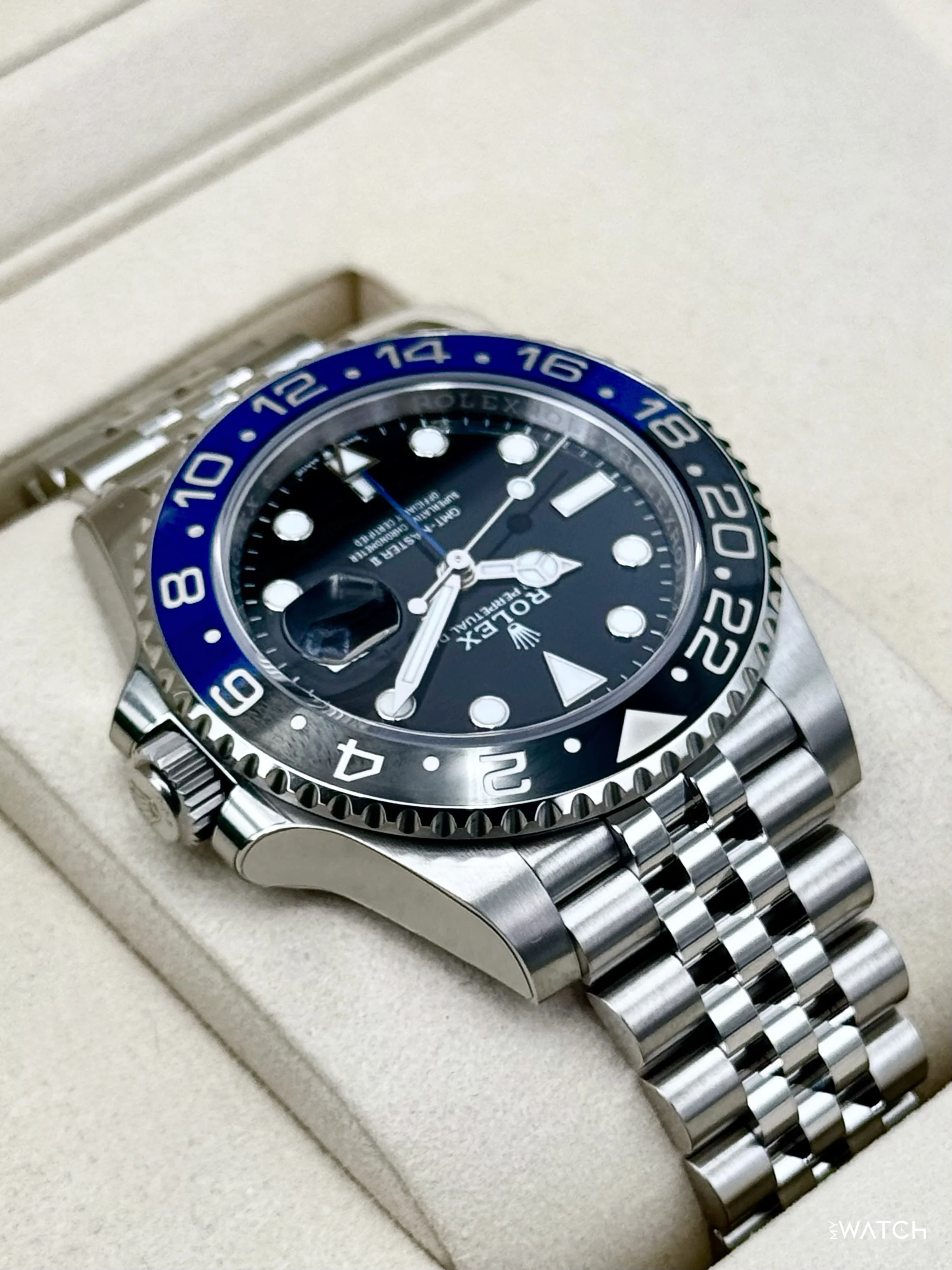 NEW 2026 Rolex GMT-Master II "Batgirl" 40mm 126710BLNR Jubilee (STICKERED) - Image 8