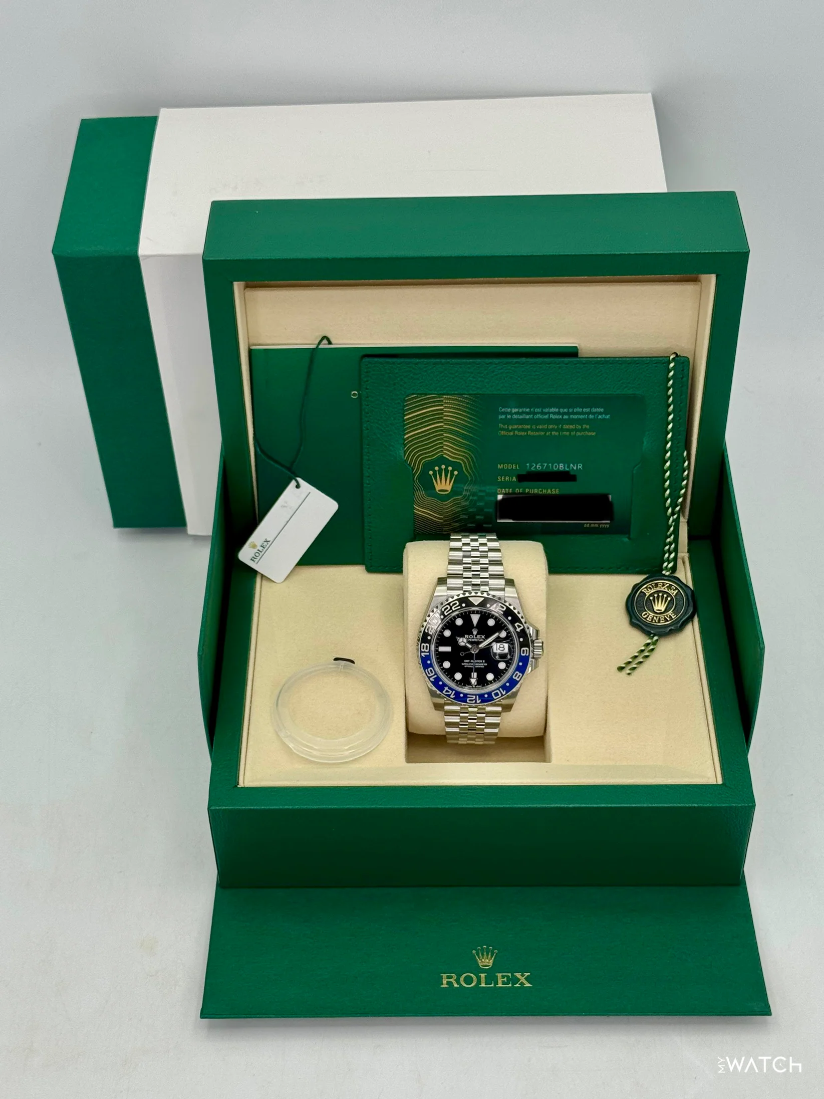 NEW 2026 Rolex GMT-Master II "Batgirl" 40mm 126710BLNR Jubilee (STICKERED) - Image 9