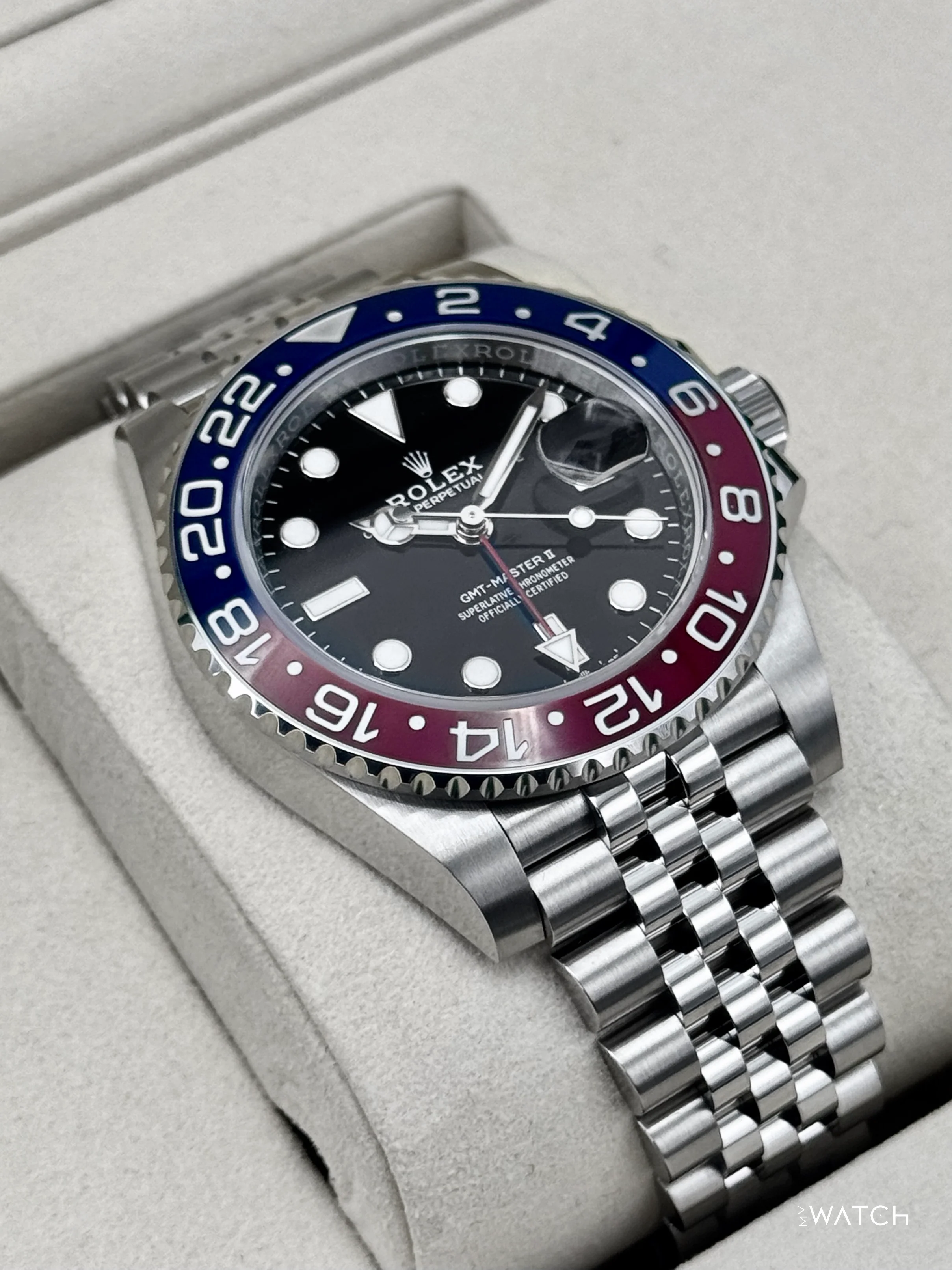 NEW 2026 Rolex GMT-Master II "Pepsi" 40mm 126710BLRO Jubilee (STICKERED) - Image 6
