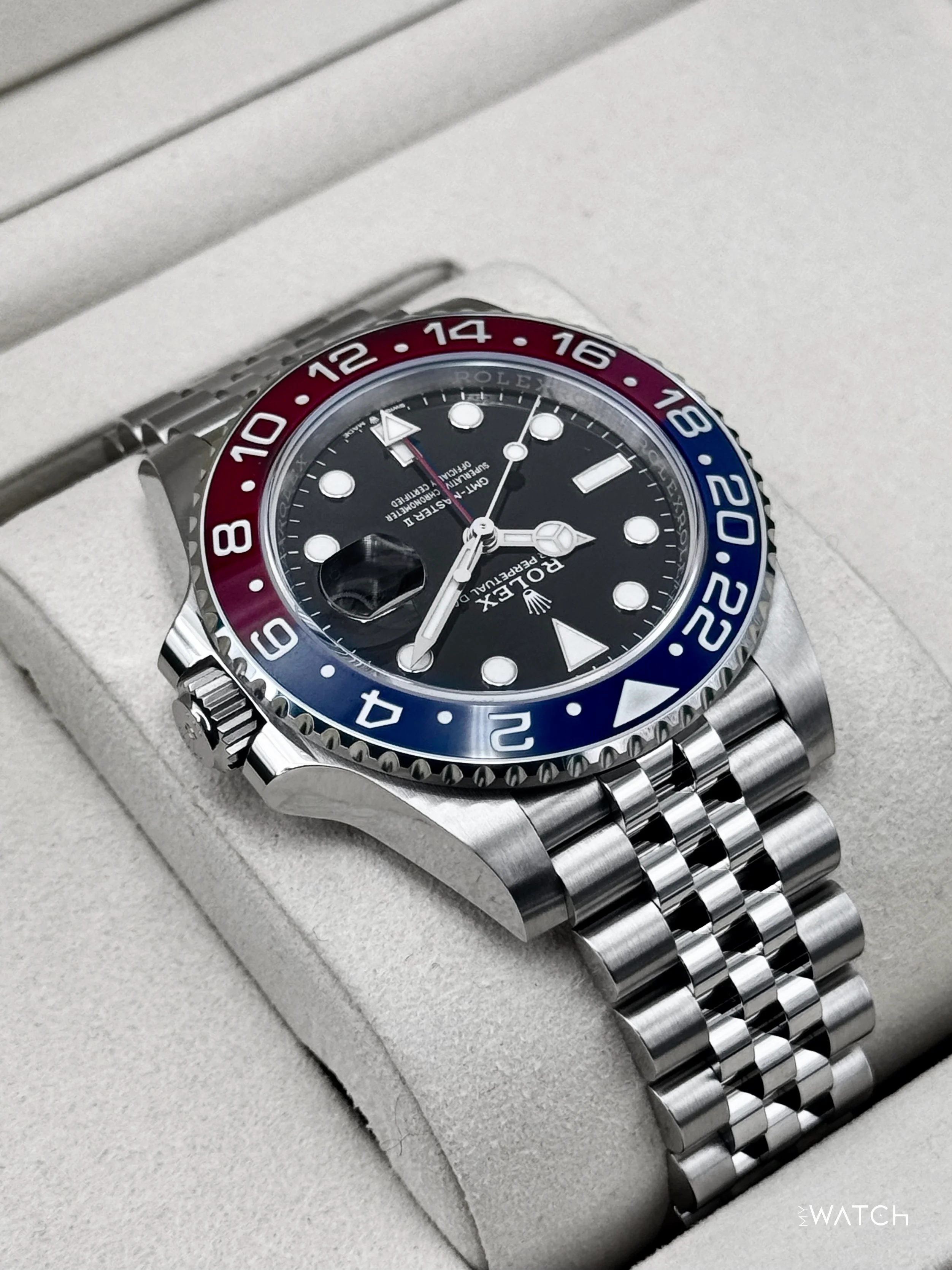 NEW 2026 Rolex GMT-Master II "Pepsi" 40mm 126710BLRO Jubilee (STICKERED) - Image 8