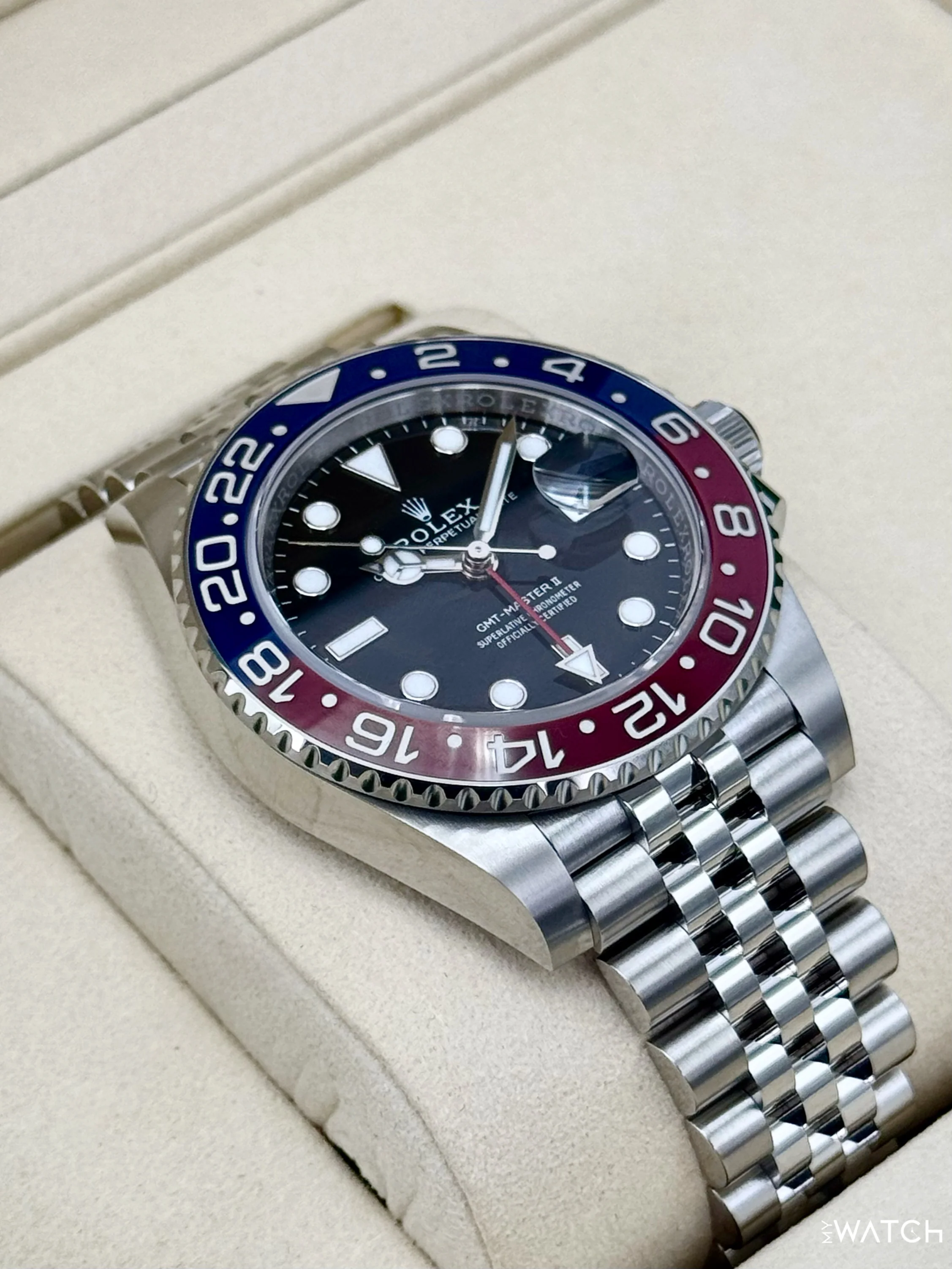 NEW 2026 Rolex GMT-Master II "Pepsi" 40mm 126710BLRO Jubilee (STICKERED) - Image 6