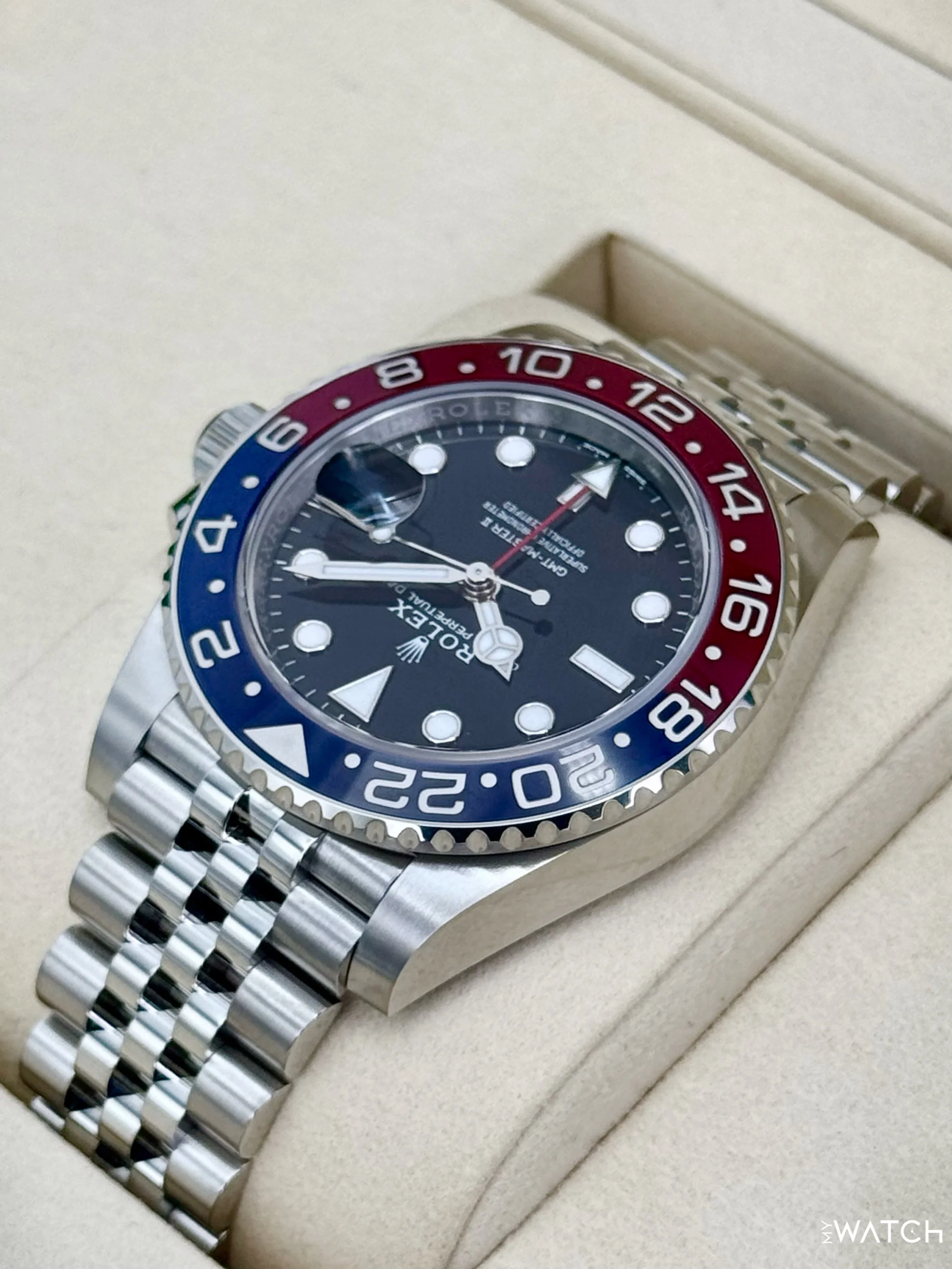 NEW 2026 Rolex GMT-Master II "Pepsi" 40mm 126710BLRO Jubilee (STICKERED) - Image 7