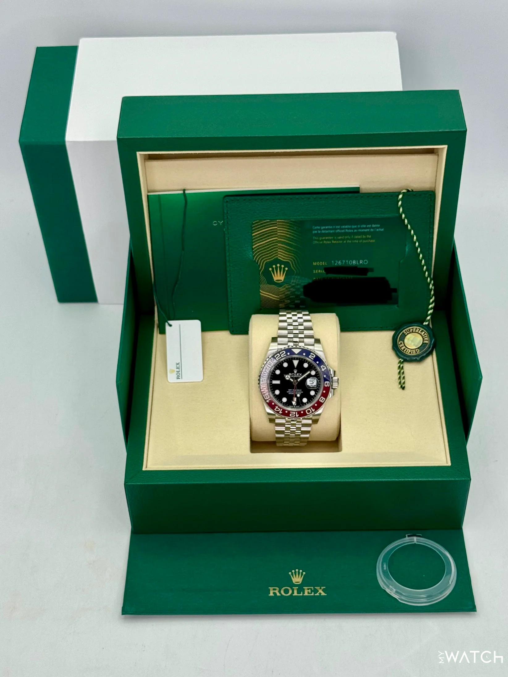 NEW 2026 Rolex GMT-Master II "Pepsi" 40mm 126710BLRO Jubilee (STICKERED) - Image 9