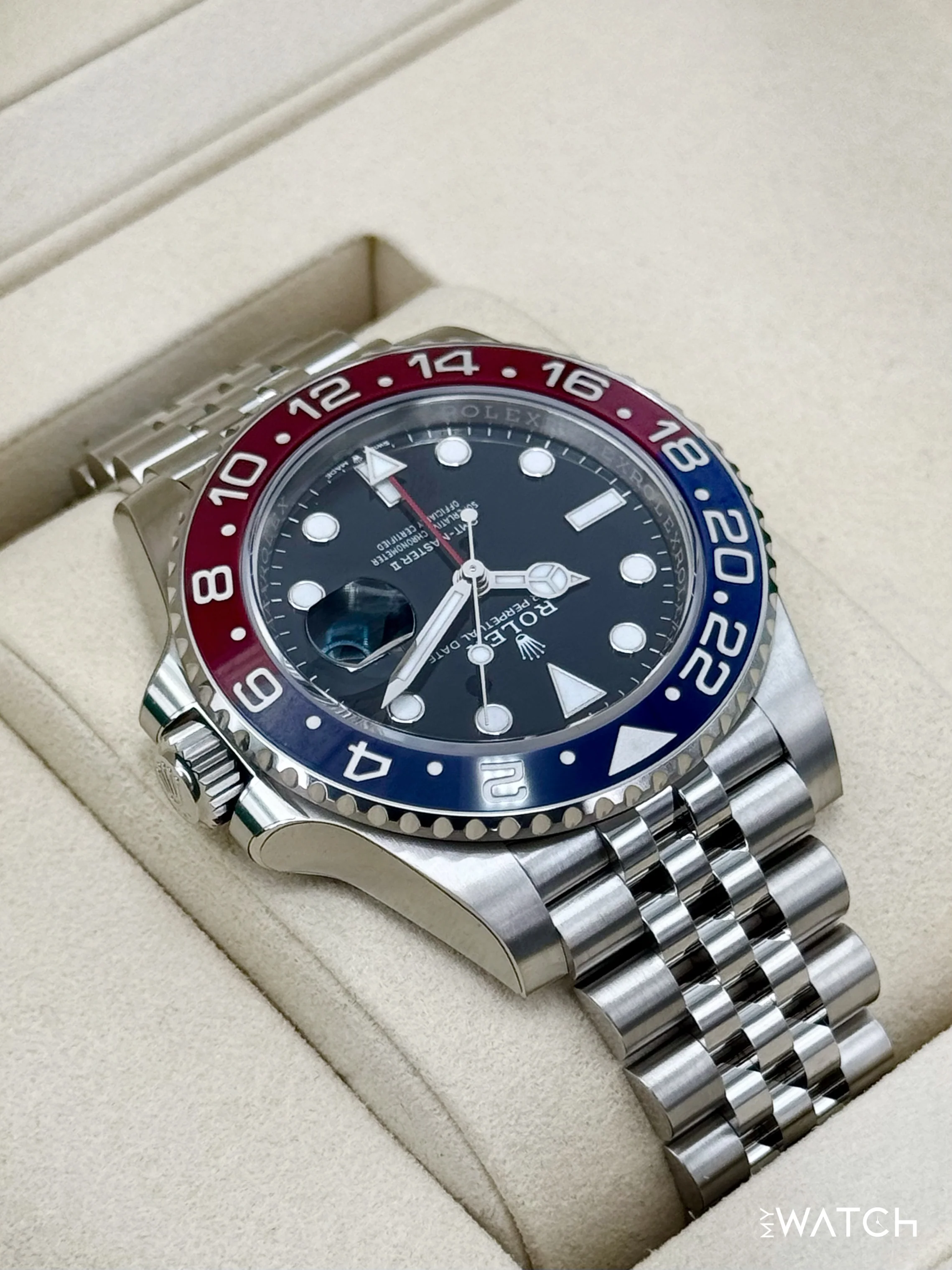NEW 2026 Rolex GMT-Master II "Pepsi" 40mm 126710BLRO Jubilee (STICKERED) - Image 8