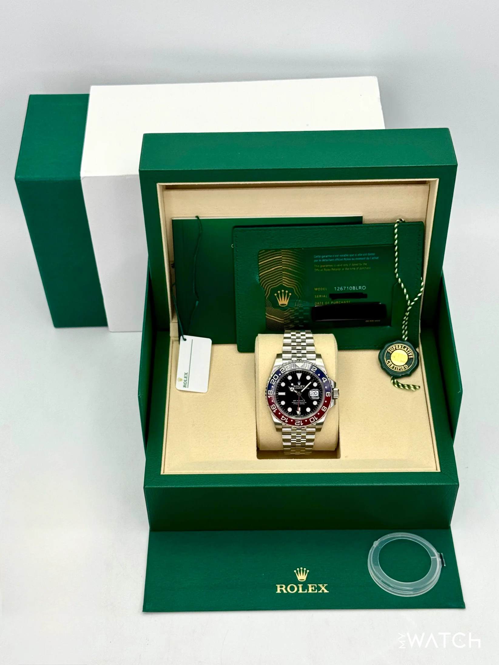 NEW 2026 Rolex GMT-Master II "Pepsi" 40mm 126710BLRO Jubilee (STICKERED) - Image 9