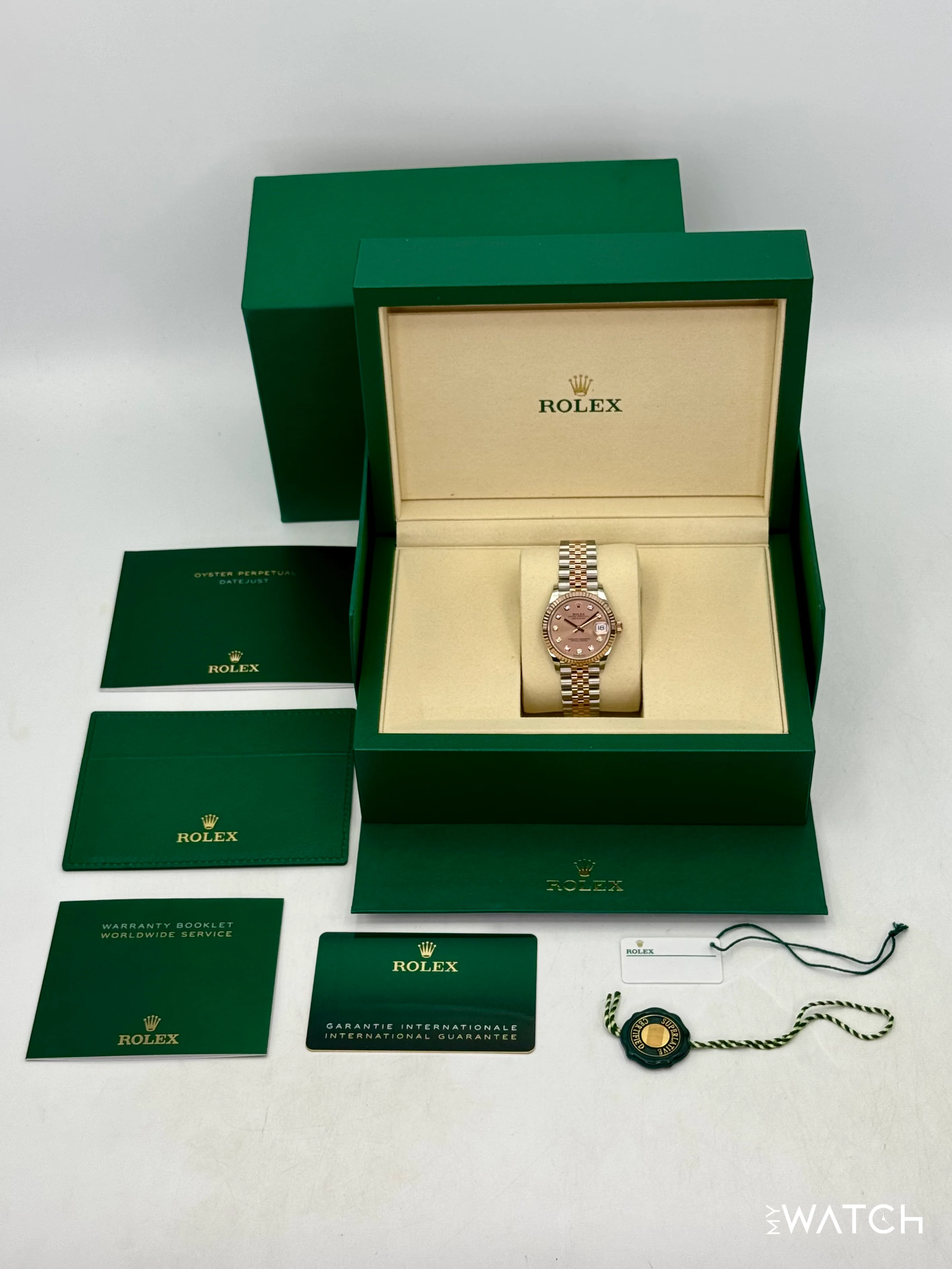 NEW 2026 Rolex Ladies Datejust 31mm 278271 Two-Tone Jubilee Pink Diamond Dial - Image 10