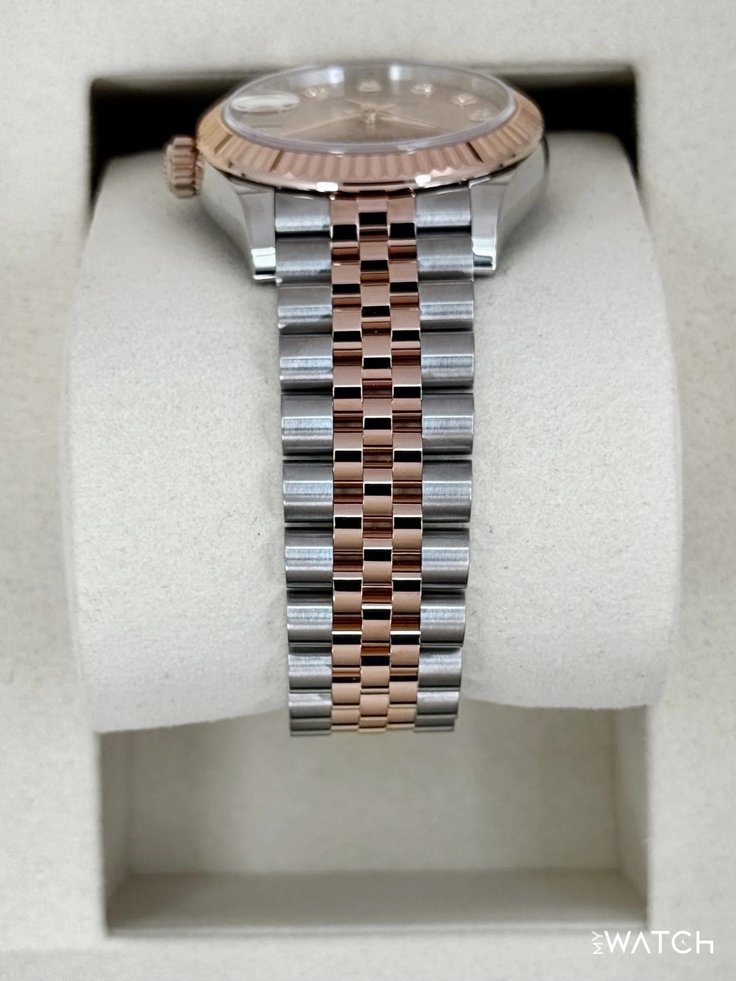 NEW 2026 Rolex Ladies Datejust 31mm 278271 Two-Tone Jubilee Pink Diamond Dial - Image 3