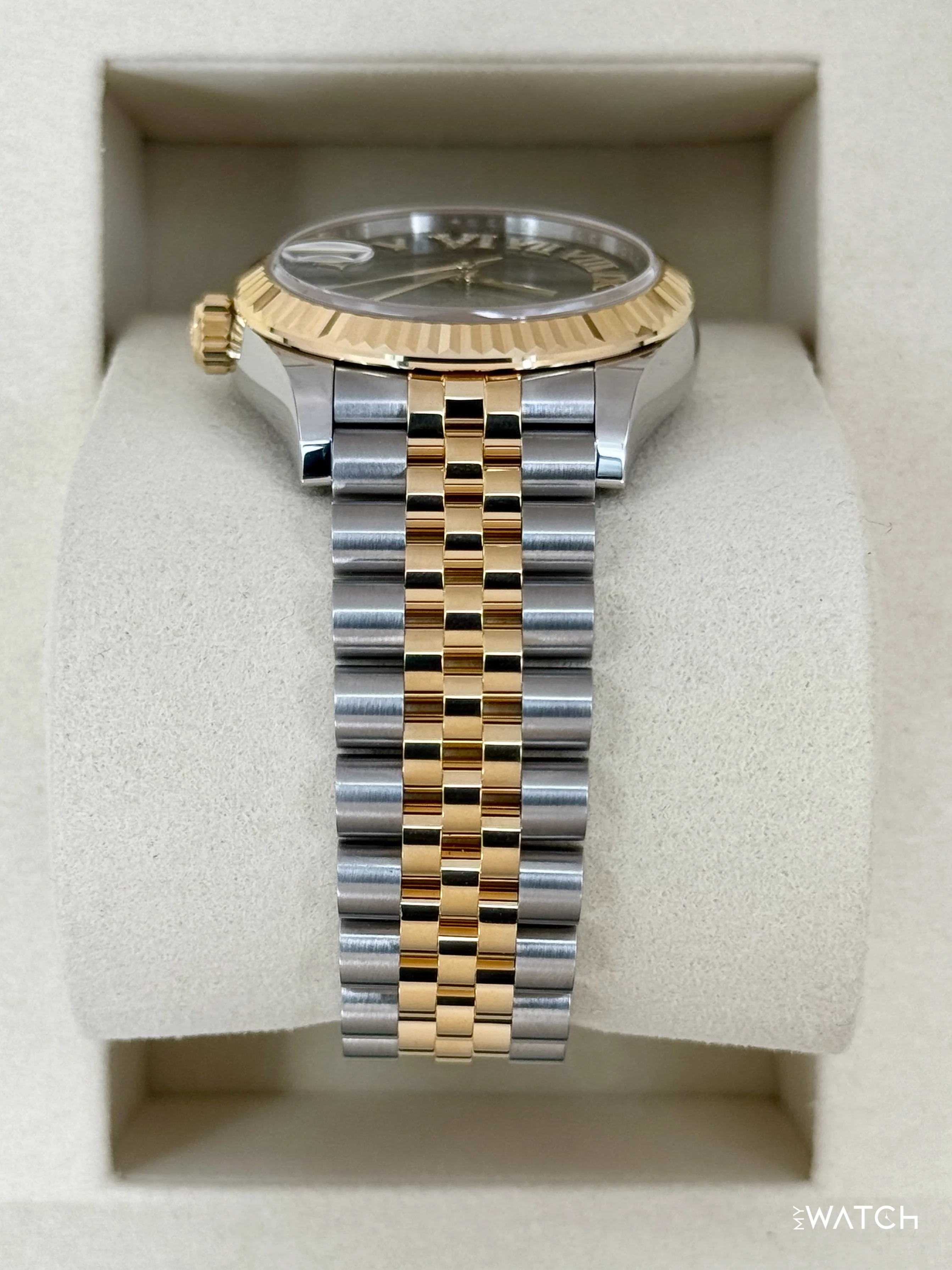 NEW 2026 Rolex Ladies Datejust 31mm 278273 Two-Tone Jubilee Green Dial - Image 4