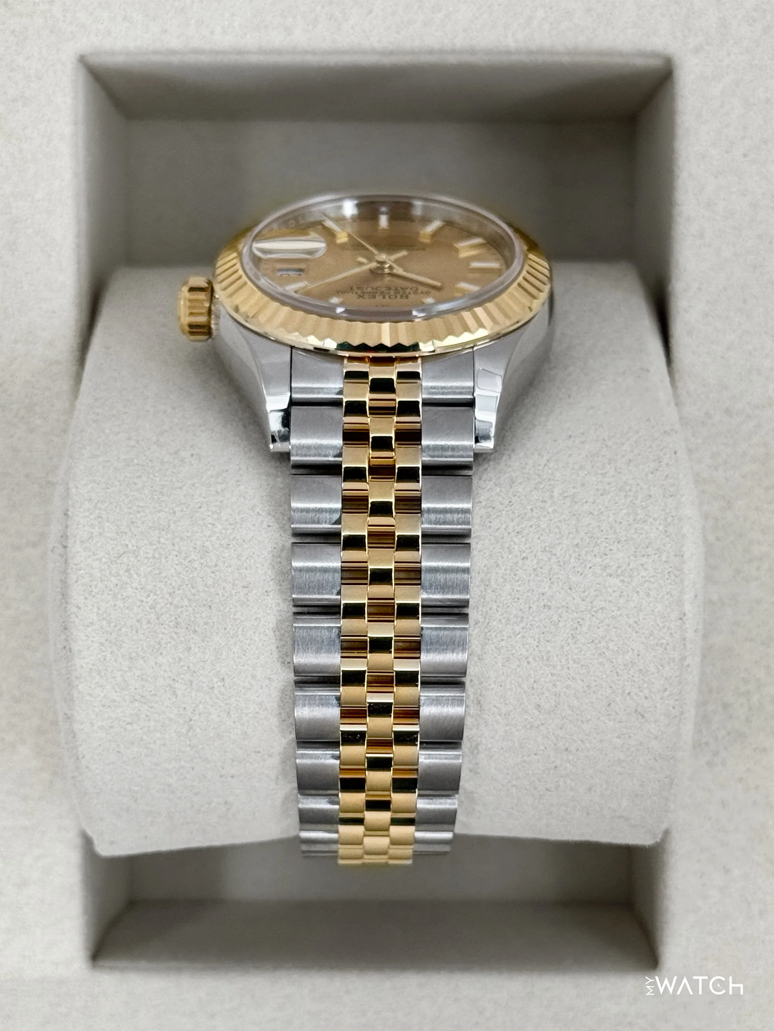 NEW 2026 Rolex Lady Datejust 28mm 279173 Jubilee Champagne Dial - Image 4