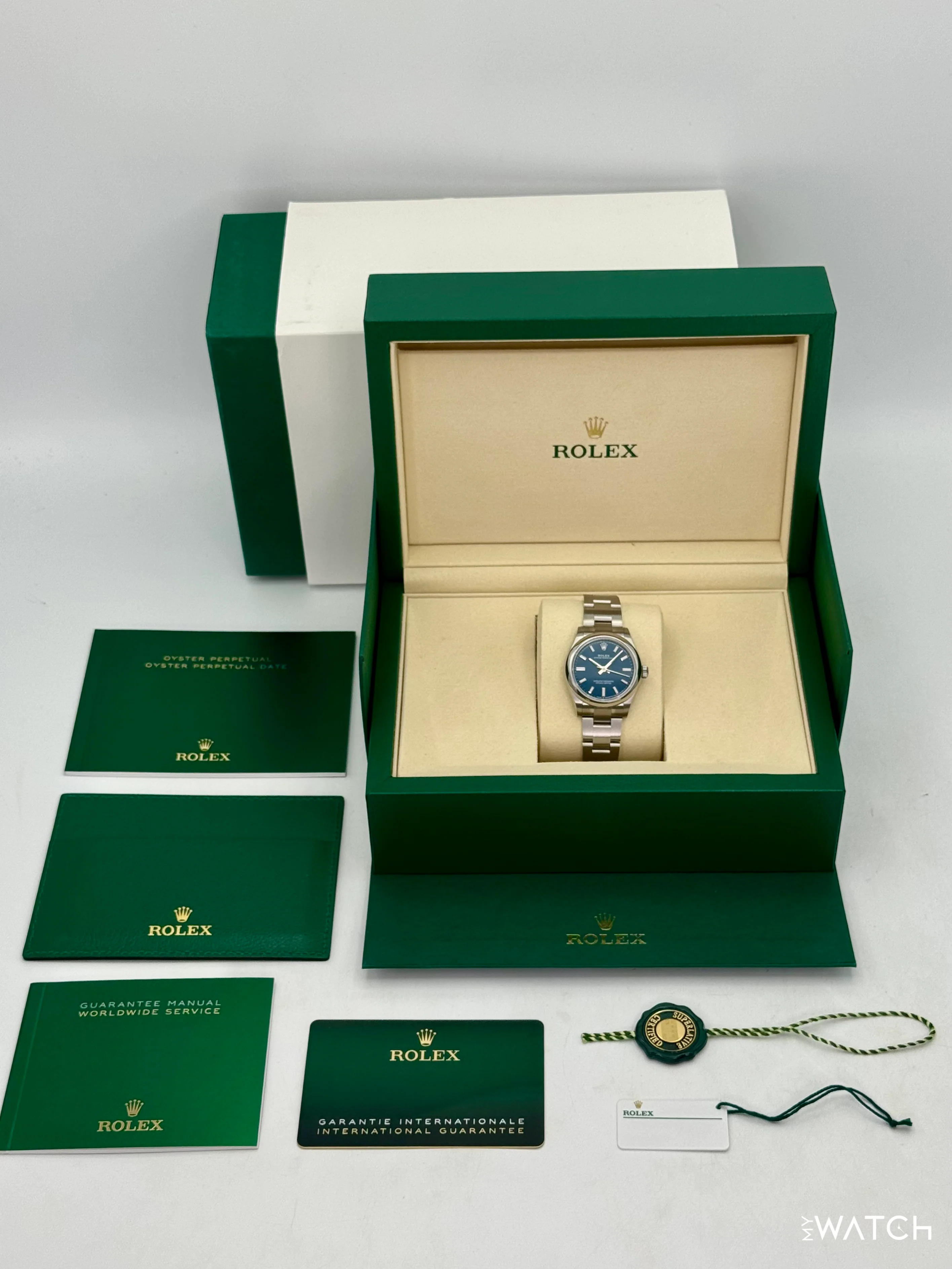 NEW 2026 Rolex Oyster Perpetual 31mm 277200 Med Blue Dial - Image 10