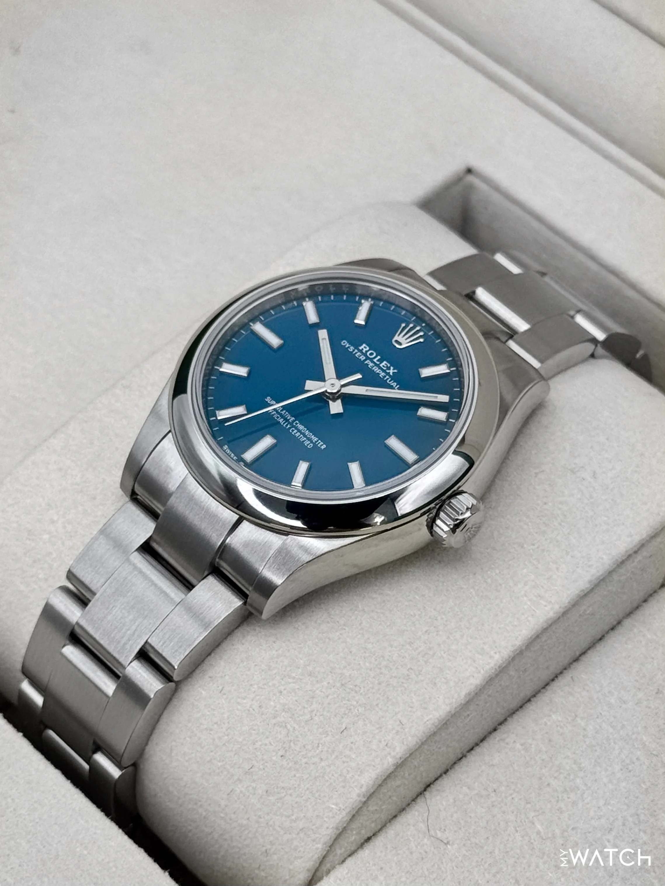 NEW 2026 Rolex Oyster Perpetual 31mm 277200 Med Blue Dial - Image 5