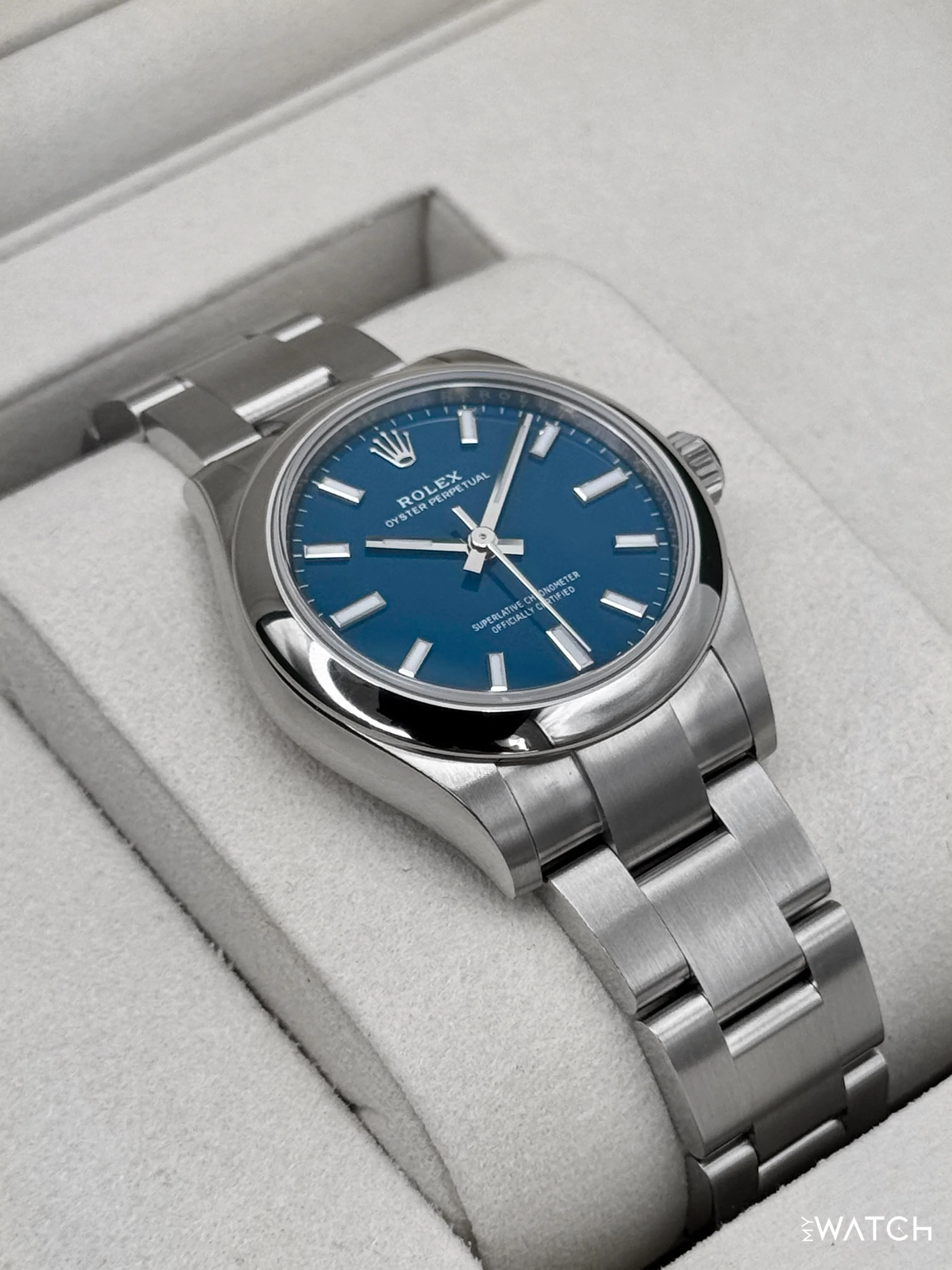 NEW 2026 Rolex Oyster Perpetual 31mm 277200 Med Blue Dial - Image 6