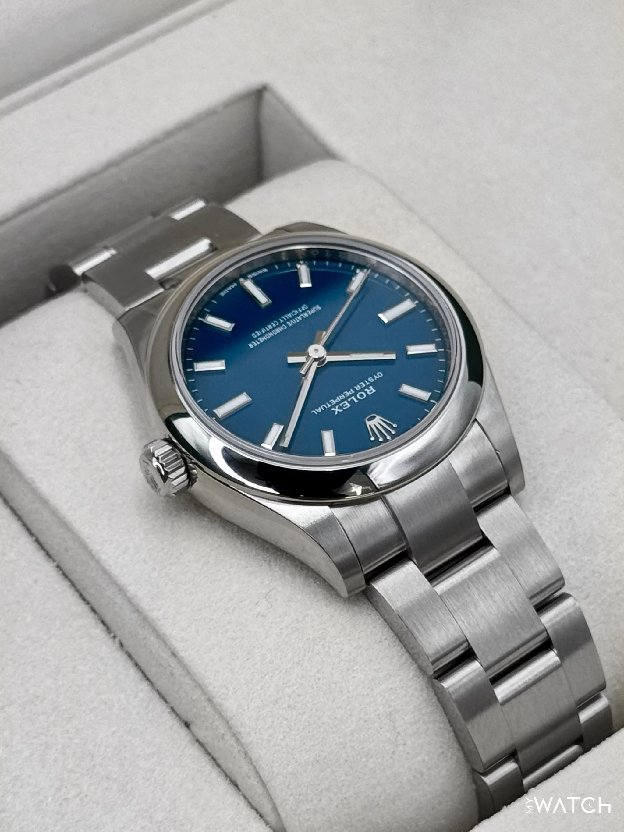 NEW 2026 Rolex Oyster Perpetual 31mm 277200 Med Blue Dial - Image 8