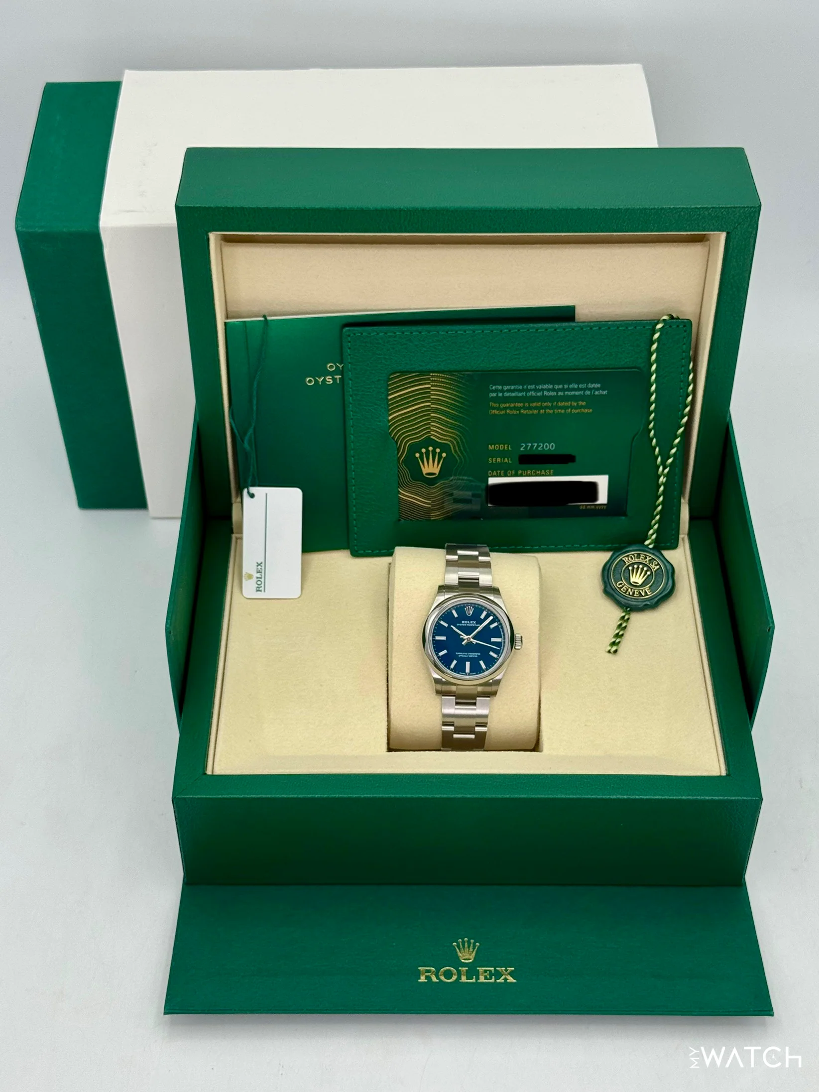 NEW 2026 Rolex Oyster Perpetual 31mm 277200 Med Blue Dial - Image 9