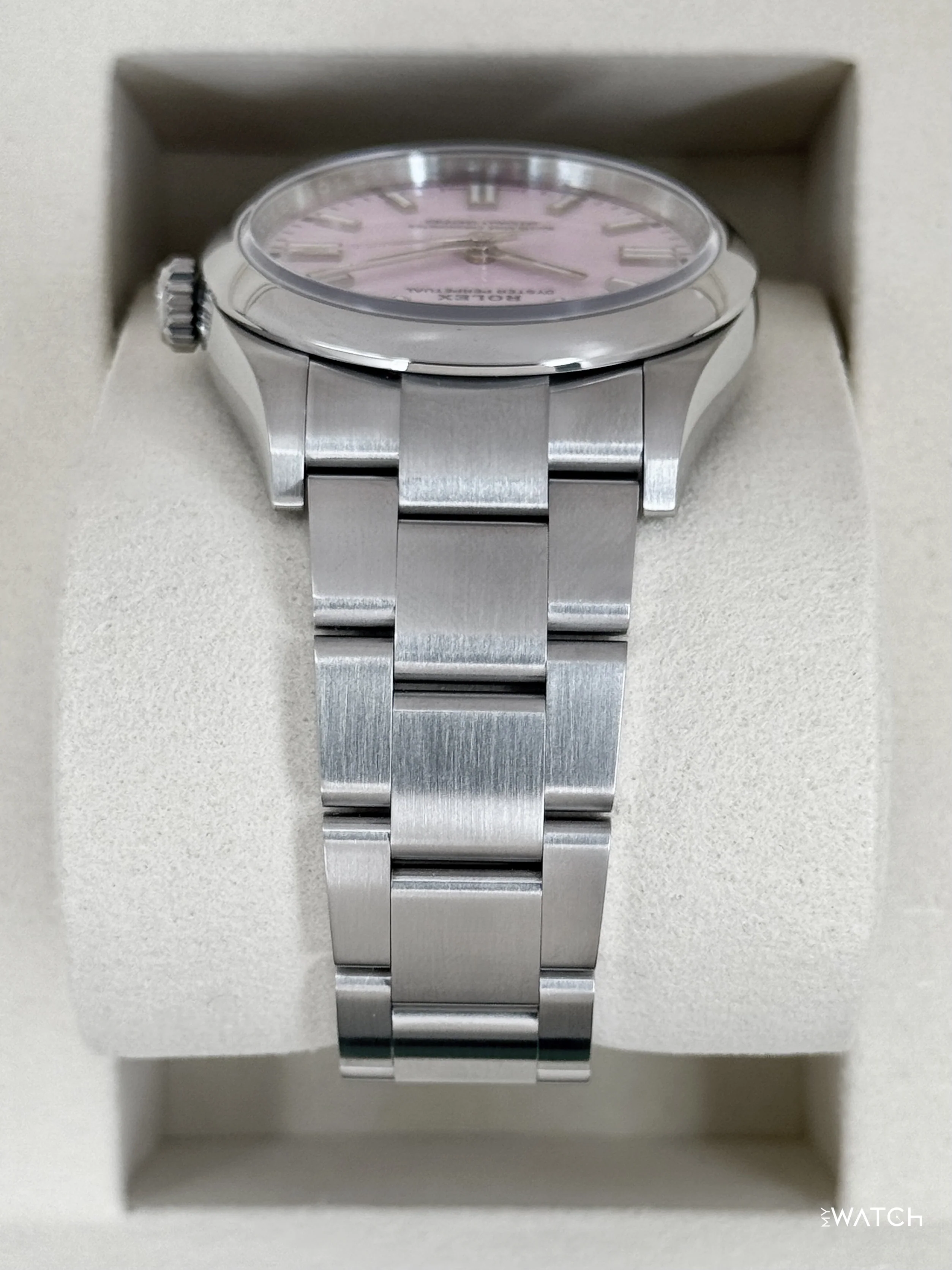 NEW 2026 Rolex Oyster Perpetual 36mm 126000 Candy Pink Dial - Image 4