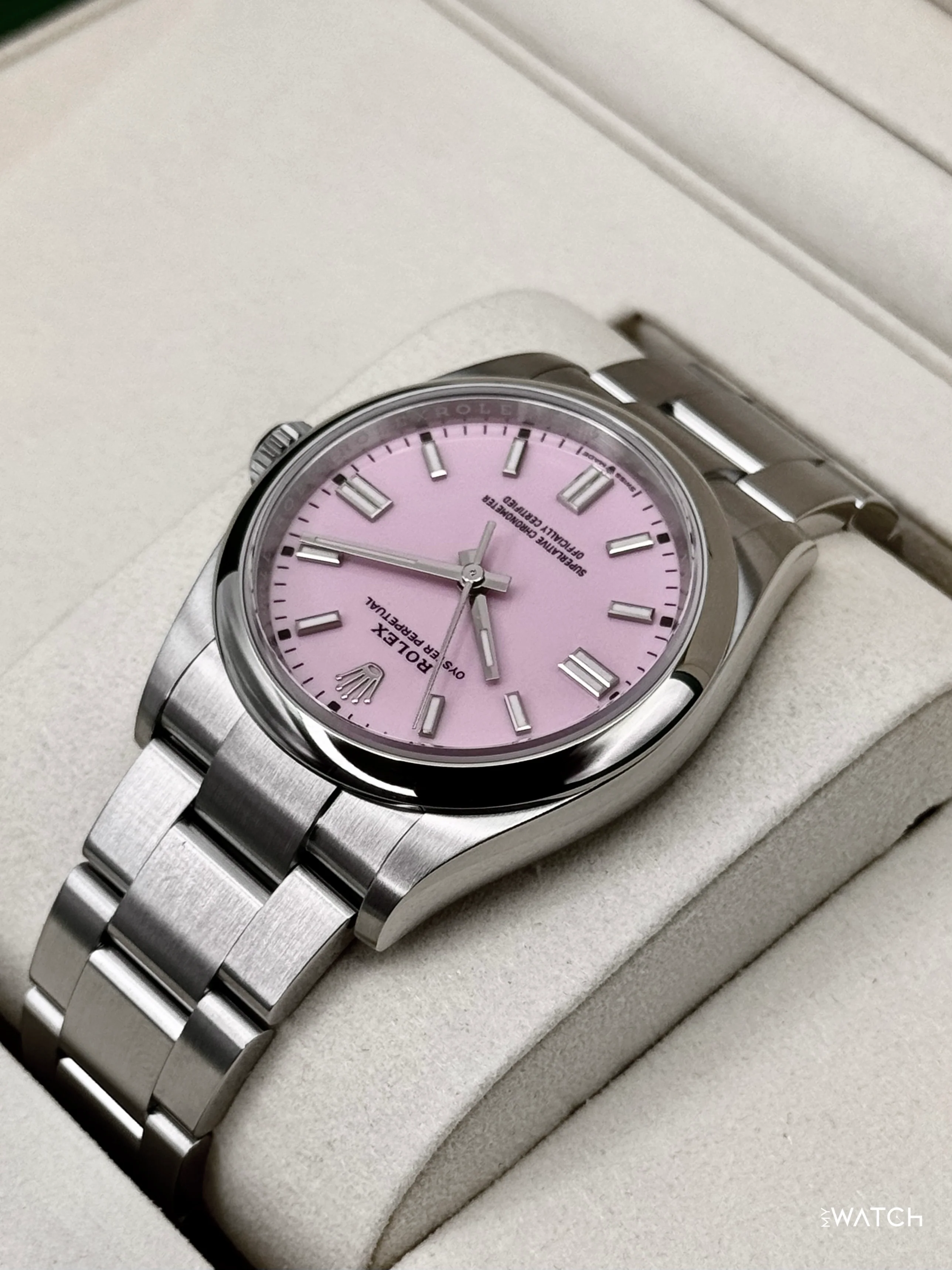 NEW 2026 Rolex Oyster Perpetual 36mm 126000 Candy Pink Dial - Image 7