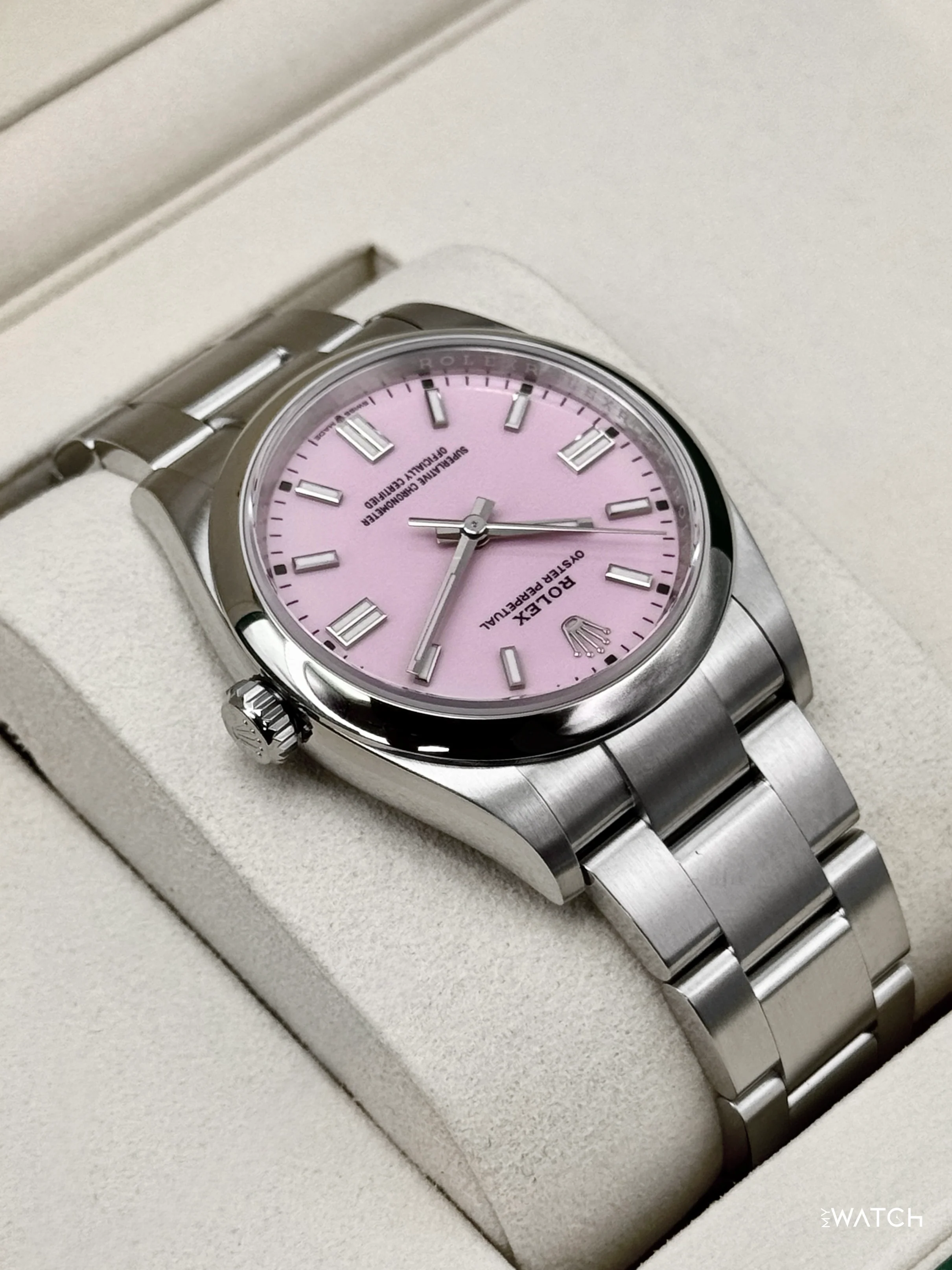 NEW 2026 Rolex Oyster Perpetual 36mm 126000 Candy Pink Dial - Image 8