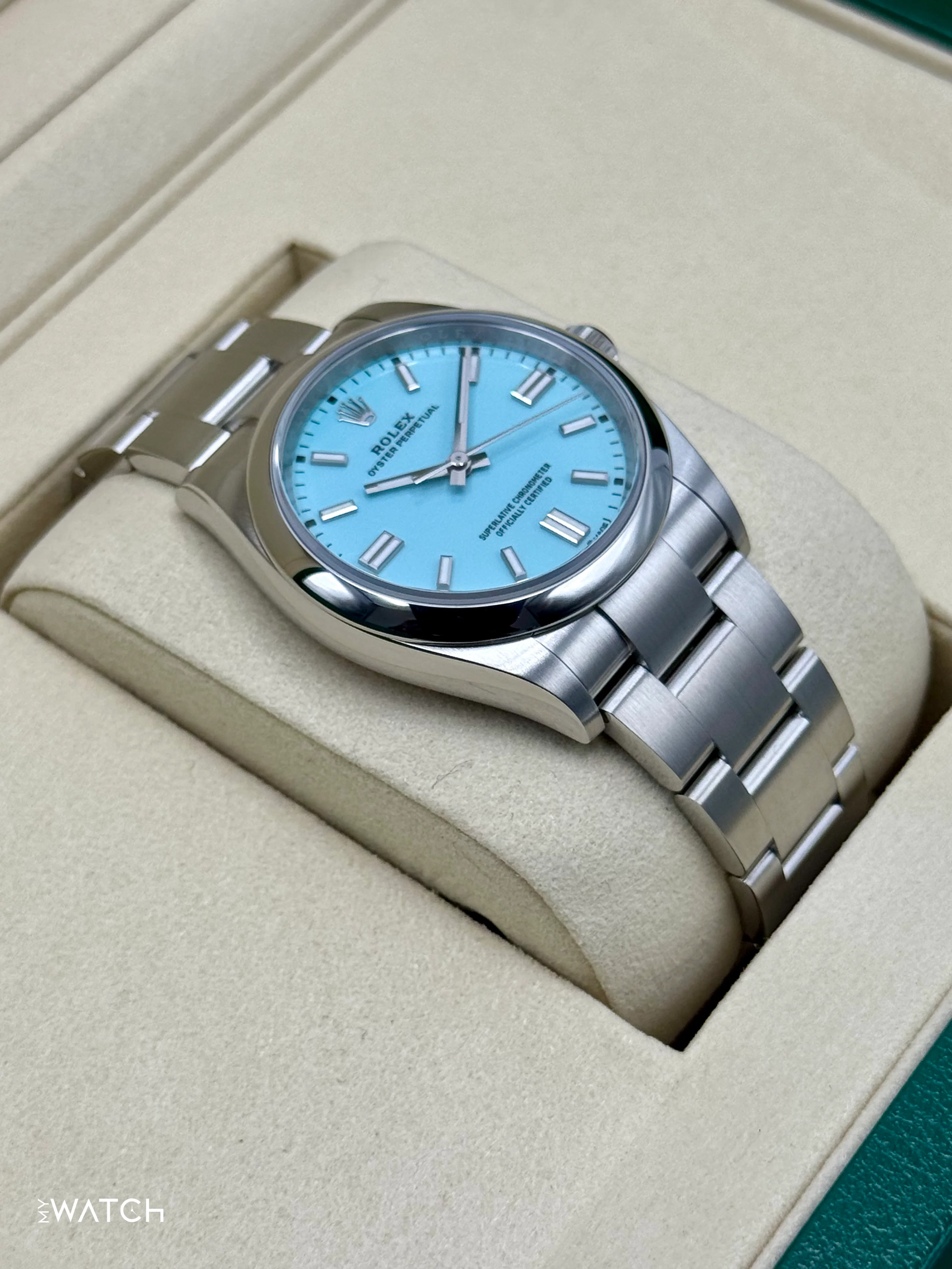 NEW 2026 Rolex Oyster Perpetual 36mm 126000 Tiffany Blue Dial - Image 6