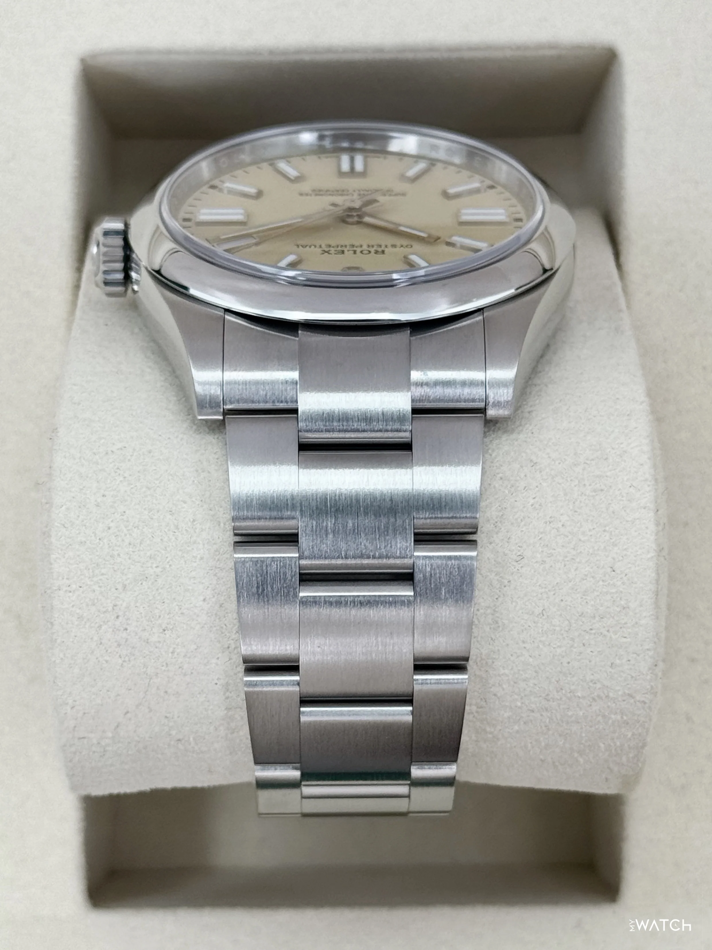 NEW 2026 Rolex Oyster Perpetual 41mm 134300 Beige Dial - Image 4