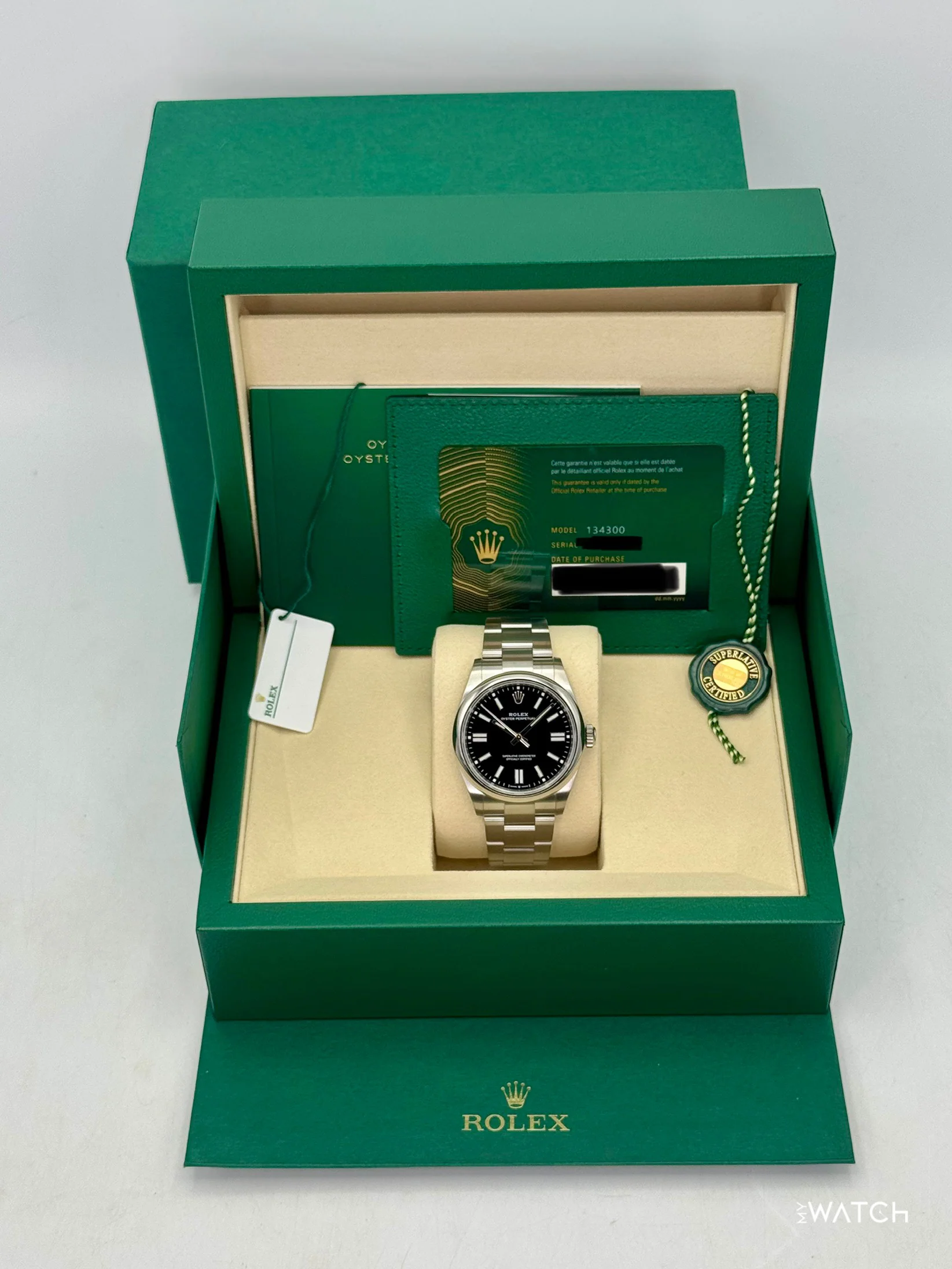 NEW 2026 Rolex Oyster Perpetual 41mm 134300 Black Dial - Image 9