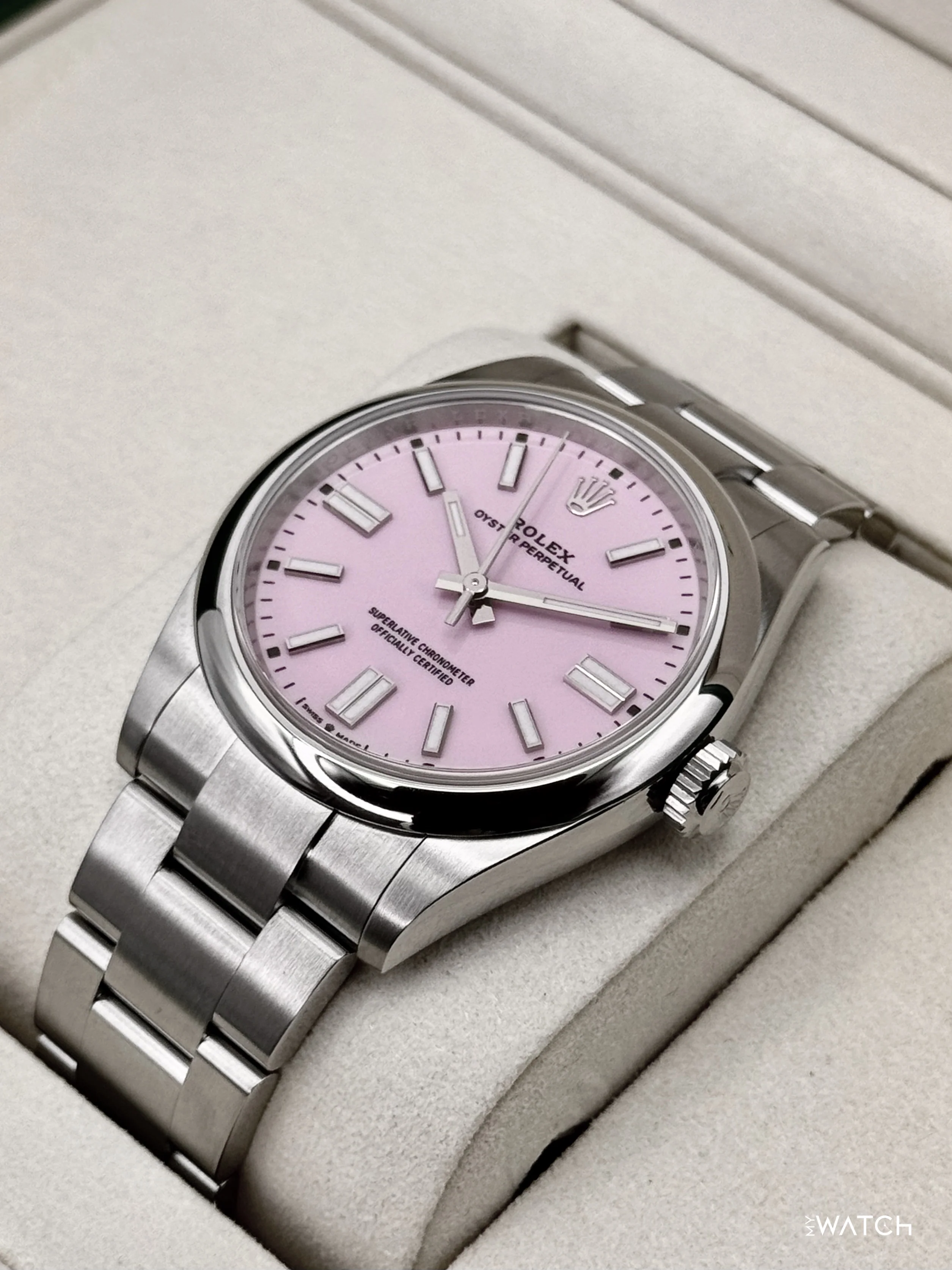 NEW 2026 Rolex Oyster Perpetual 41mm 134300 Candy Pink Dial (STICKERED) - Image 5