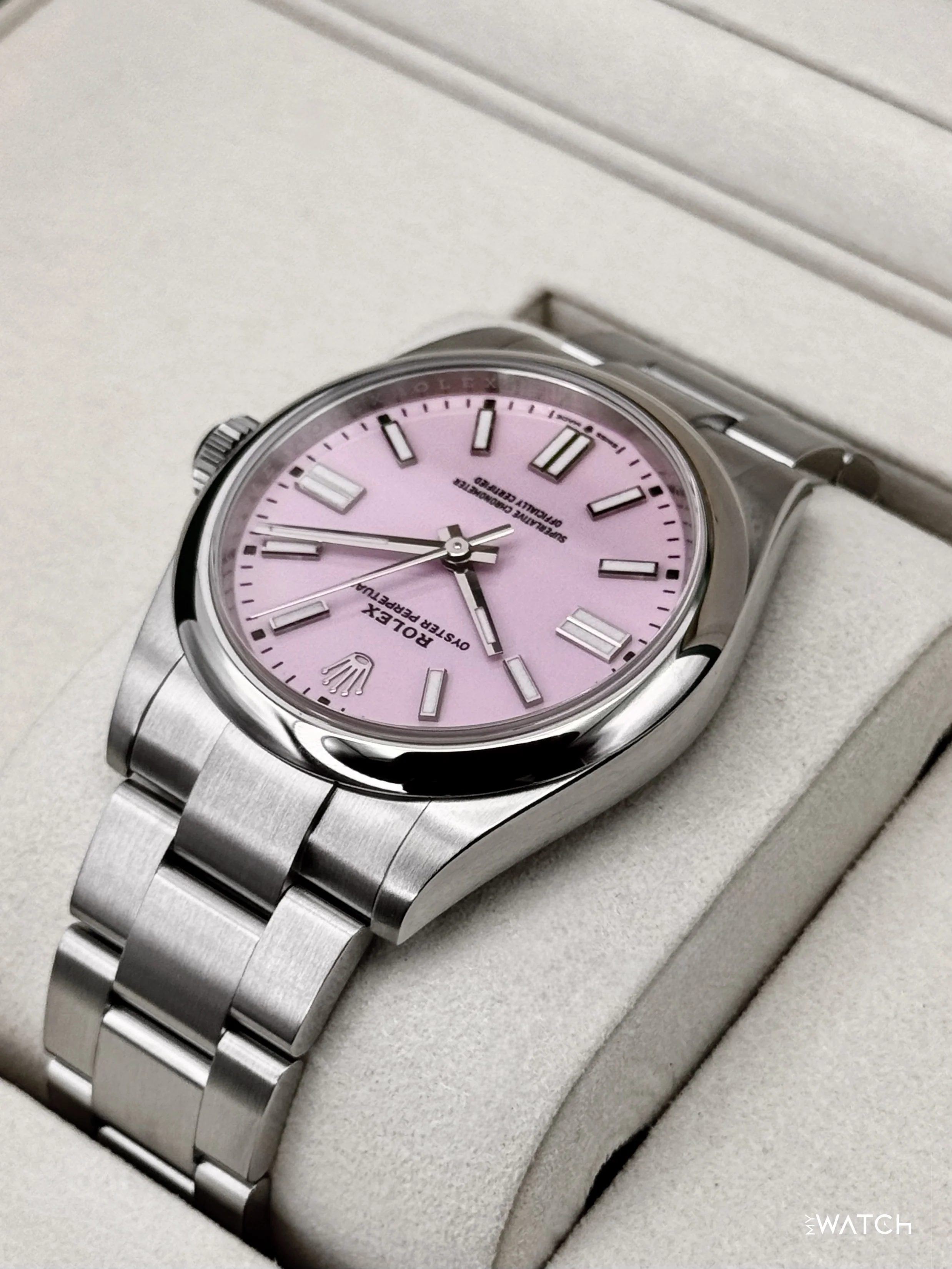 NEW 2026 Rolex Oyster Perpetual 41mm 134300 Candy Pink Dial (STICKERED) - Image 7