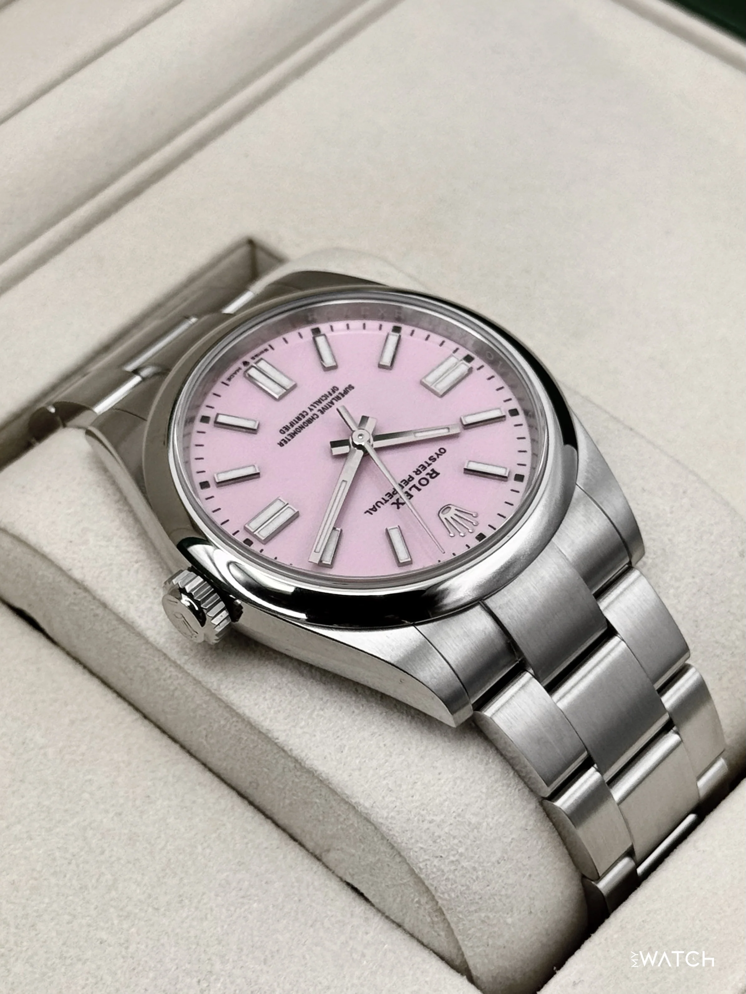NEW 2026 Rolex Oyster Perpetual 41mm 134300 Candy Pink Dial (STICKERED) - Image 8