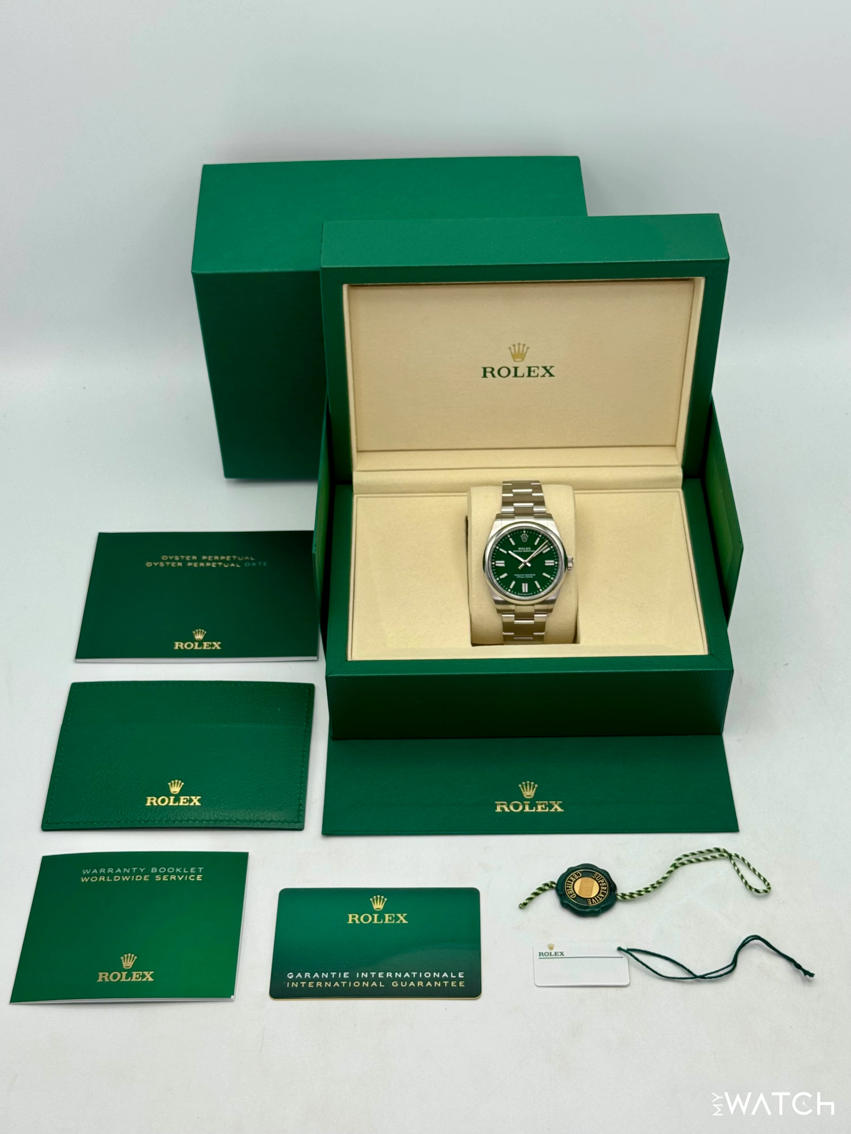 NEW 2026 Rolex Oyster Perpetual 41mm 134300 Green Dial - Image 10