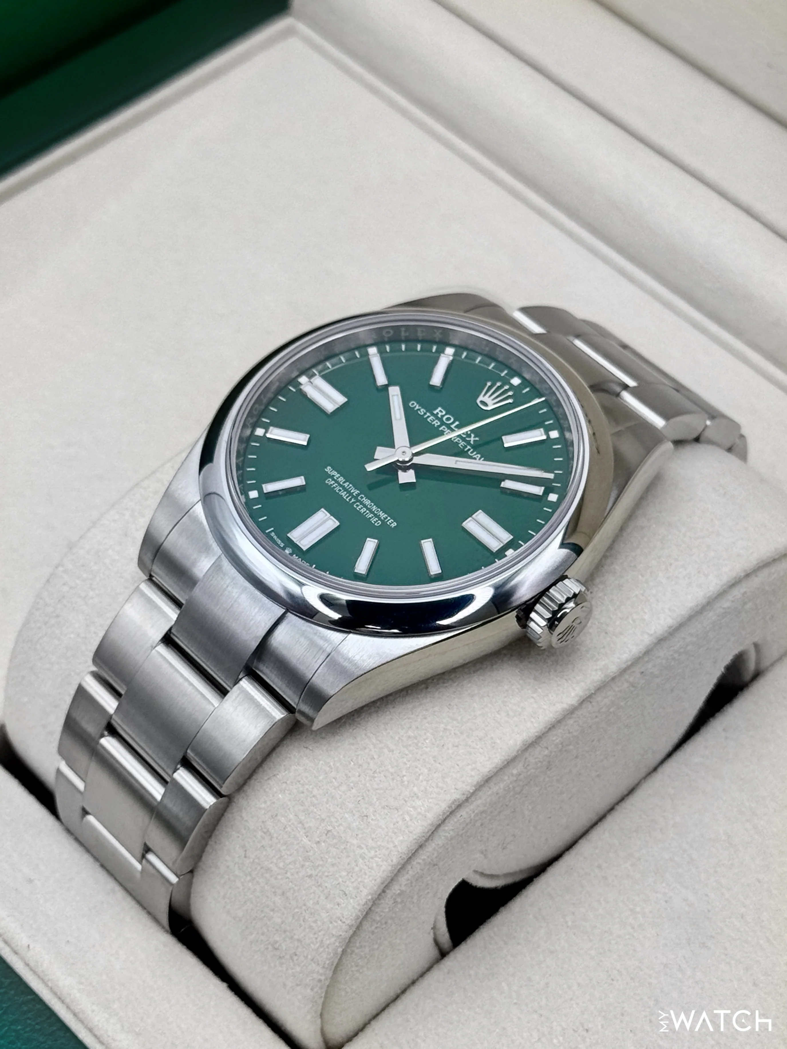 NEW 2026 Rolex Oyster Perpetual 41mm 134300 Green Dial - Image 5