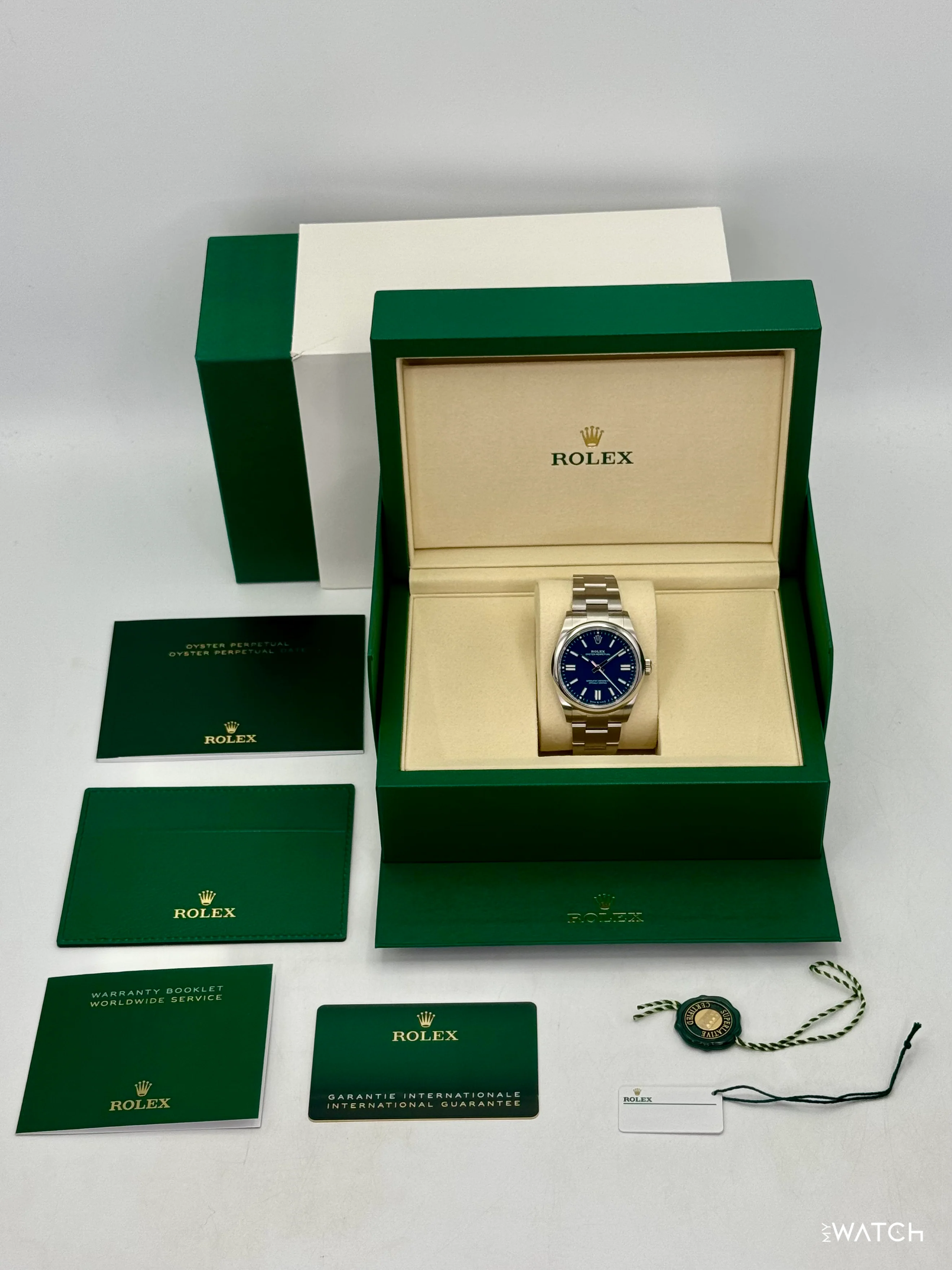 NEW 2026 Rolex Oyster Perpetual 41mm 134300 Med Blue Dial - Image 10